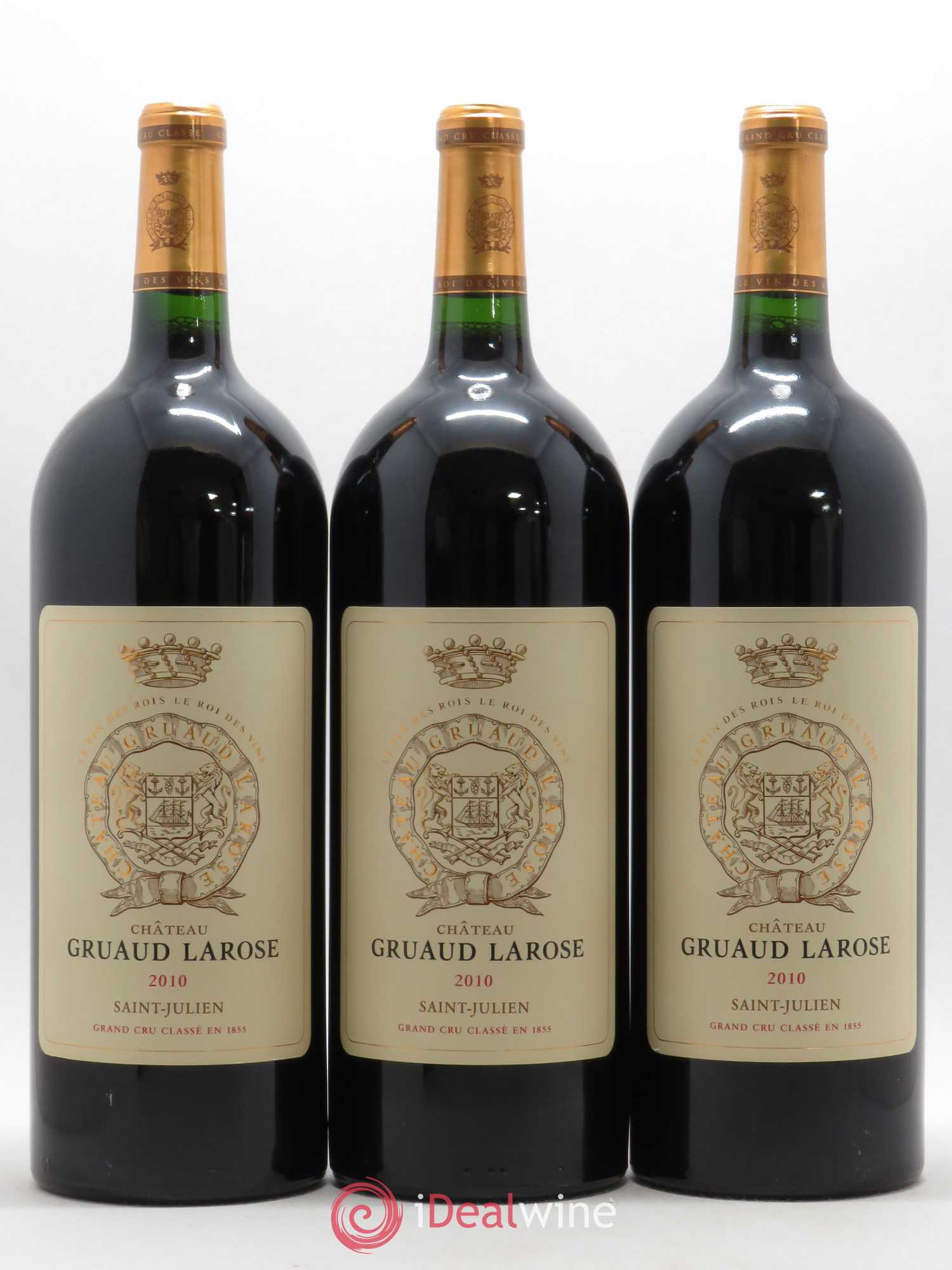 Château Gruaud Larose 2ème Grand Cru Classé 2010 - Lot de 3 magnums - 0