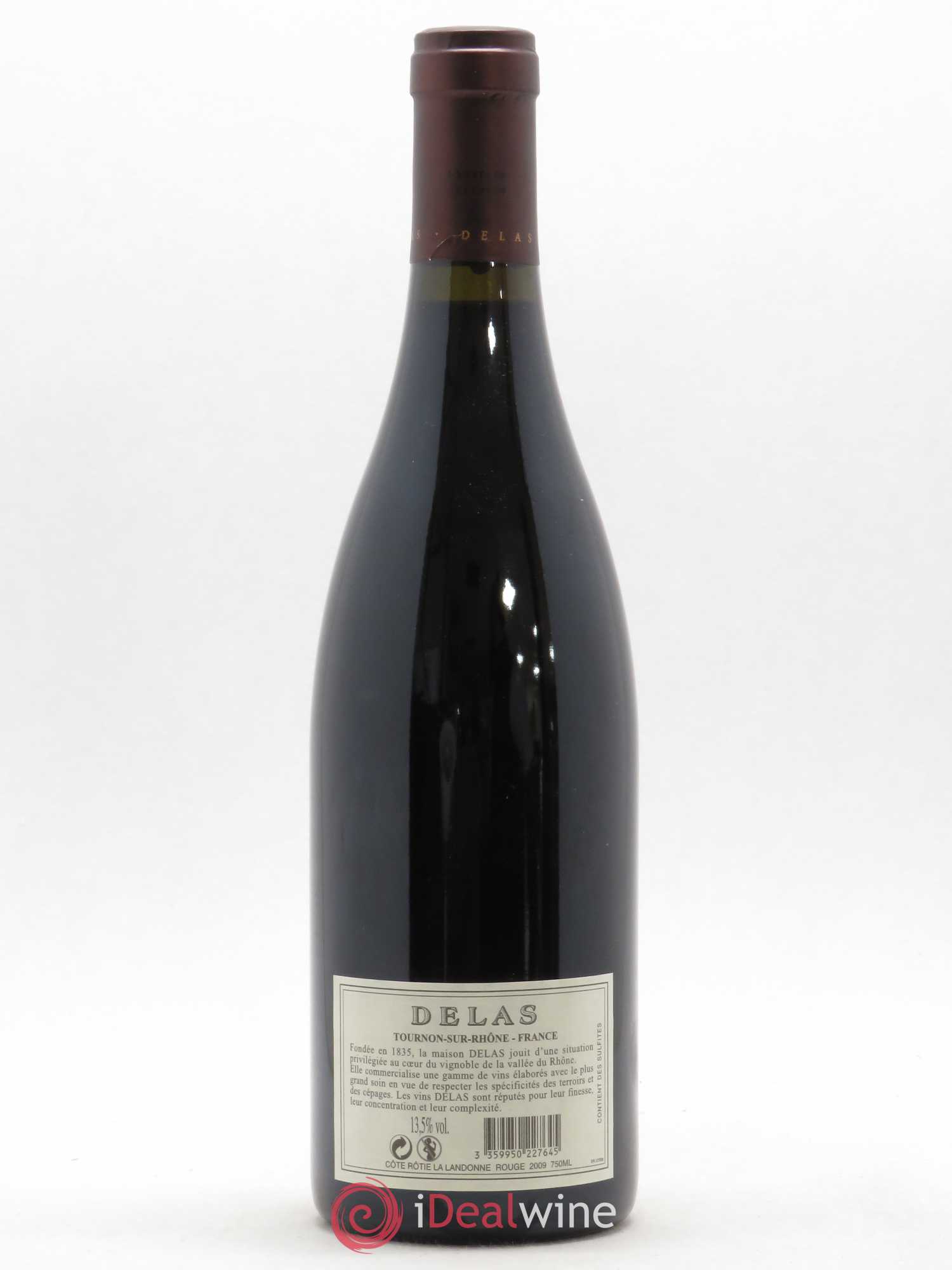 Côte-Rôtie La Landonne Delas Frères 2009 - Lot de 1 bouteille - 1