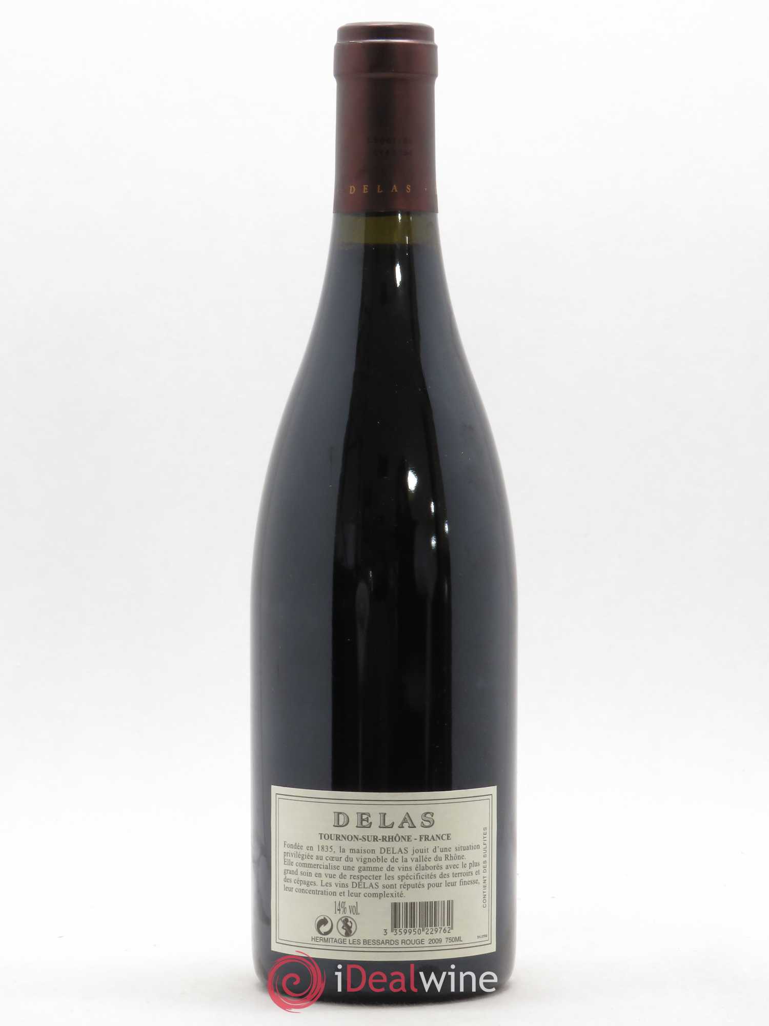 Hermitage Les Bessards Delas Frères 2009 - Lot de 1 bouteille - 1