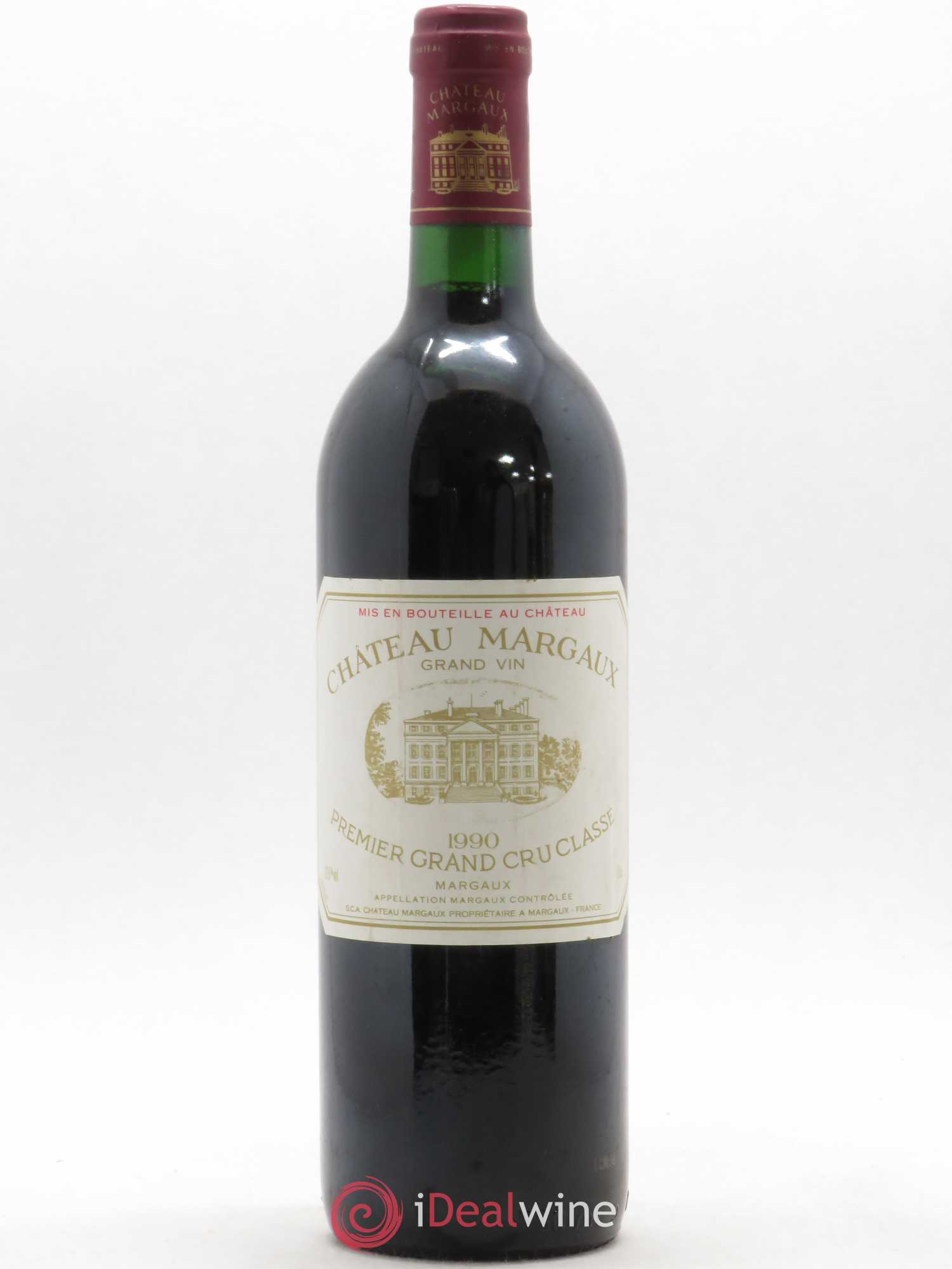 Château Margaux 1er Grand Cru Classé 1990 - Lot de 1 bouteille - 0