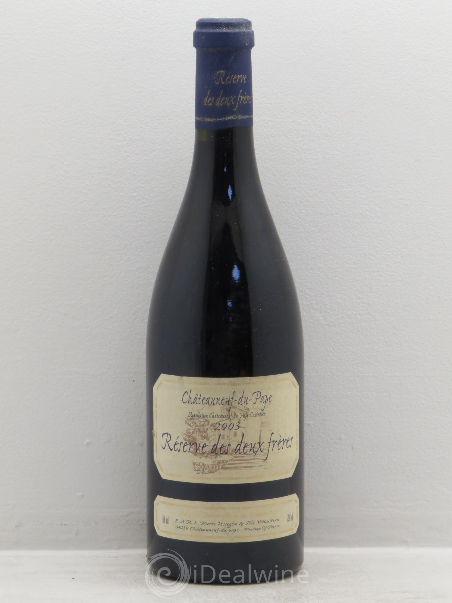 Châteauneuf-du-Pape Réserve des 2 frères Pierre Usseglio & Fils 2003 - Lot de 1 bouteille - 0