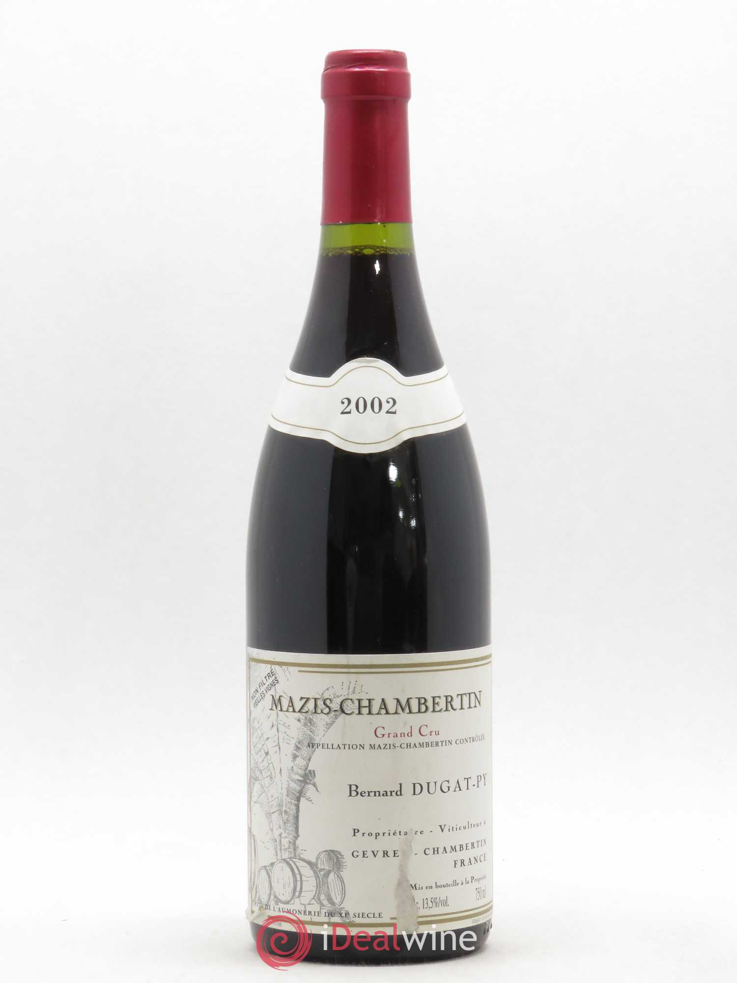 Mazis-Chambertin Grand Cru Vieilles Vignes Dugat-Py 2002 - Lot de 1 bouteille - 0