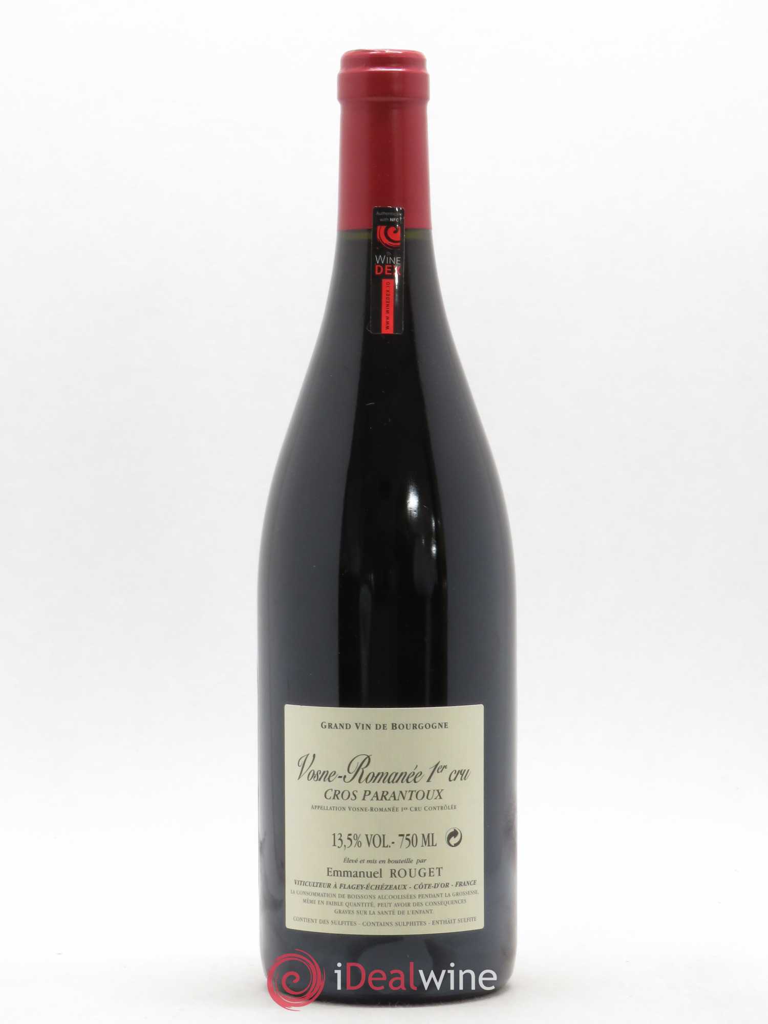 Vosne-Romanée 1er Cru Cros Parantoux Emmanuel Rouget 2008 - Lot de 1 bouteille - 1