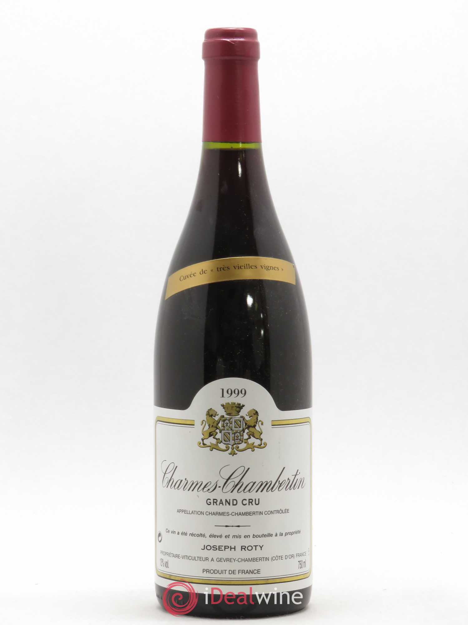 Charmes-Chambertin Grand Cru Joseph Roty (Domaine) Très vieilles vignes 1999 - Posten von 1 Flasche - 0
