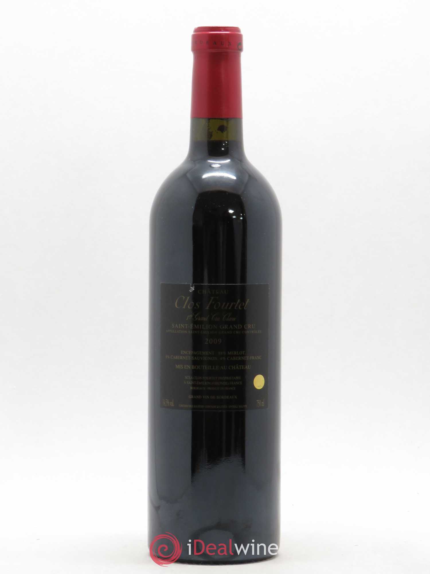 Clos Fourtet 1er Grand Cru Classé B 2009 - Lot de 1 bouteille - 1