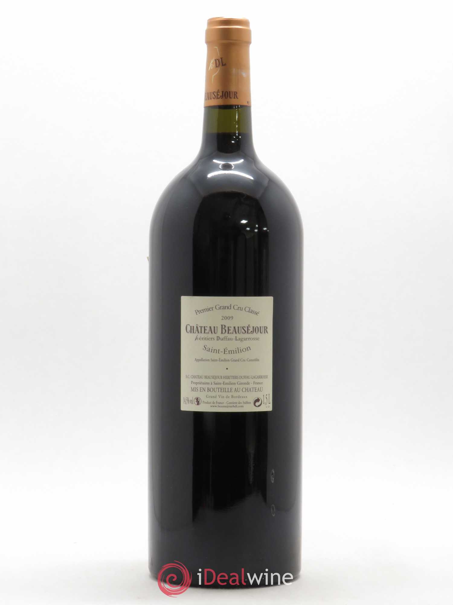 Château Beauséjour (Duffau-Lagarrosse) 1er Grand Cru Classé B 2009 - Lot de 1 magnum - 1