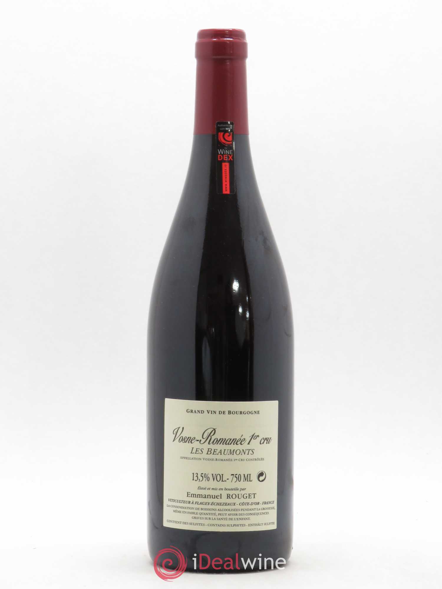 Vosne-Romanée 1er Cru Les Beaumonts Emmanuel Rouget 2012 - Lot de 1 bouteille - 1