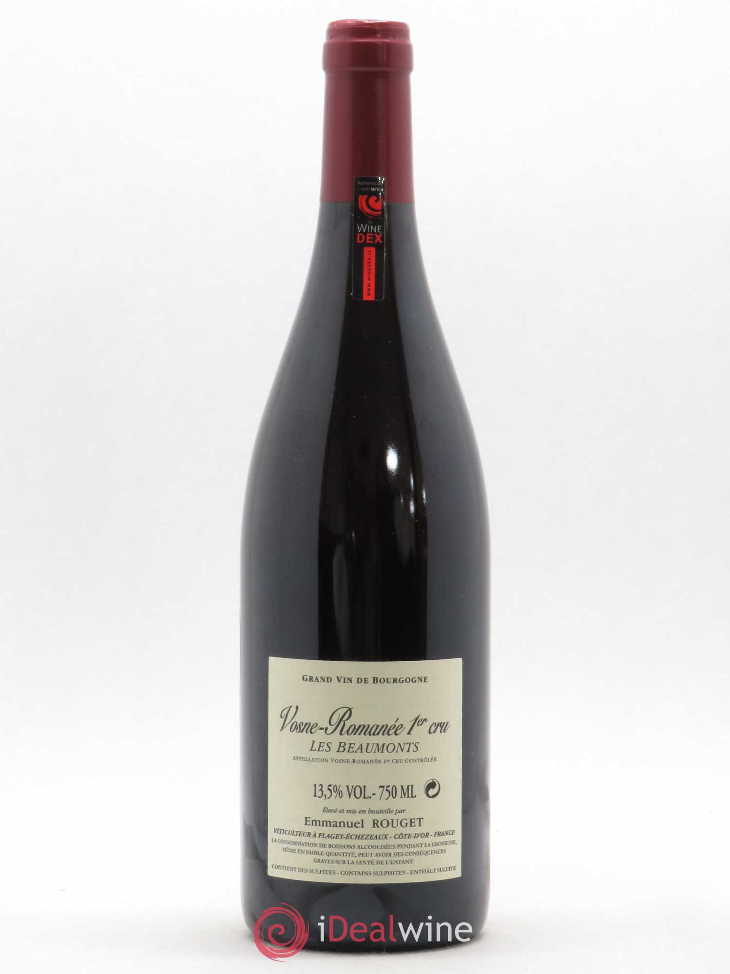 Vosne-Romanée 1er Cru Les Beaumonts Emmanuel Rouget 2012 - Lot de 1 bouteille - 1