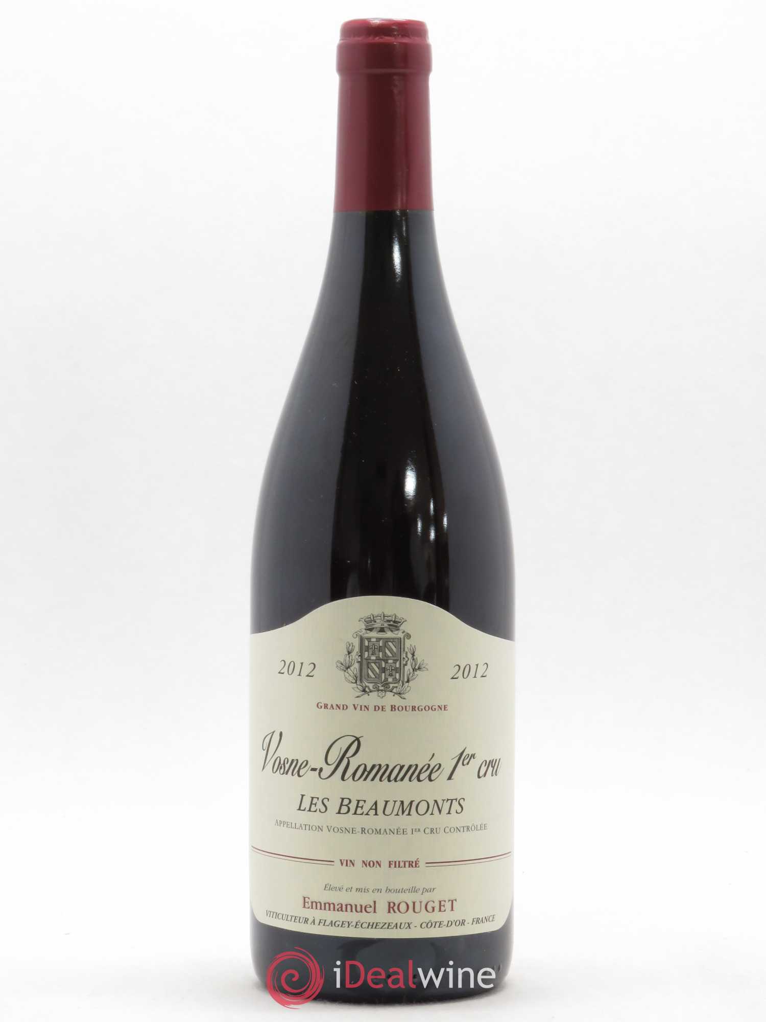 Vosne-Romanée 1er Cru Les Beaumonts Emmanuel Rouget 2012 - Lot de 1 bouteille - 0