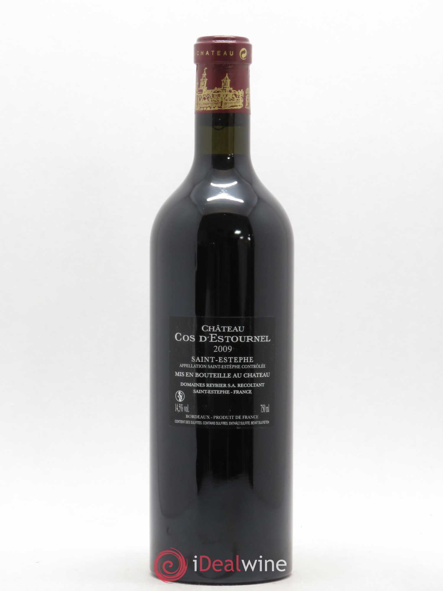 Cos d'Estournel 2ème Grand Cru Classé 2009 - Lot de 1 bouteille - 1