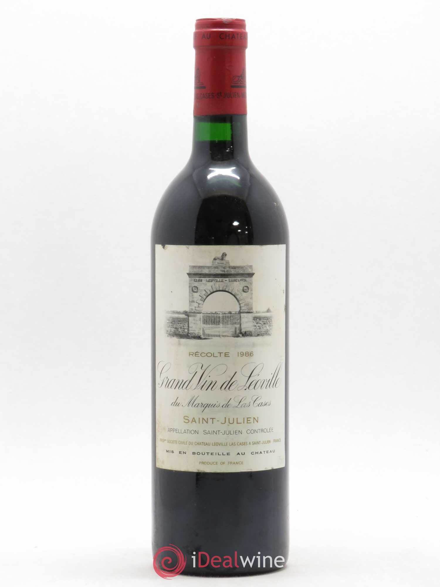 Château Léoville Las Cases 2ème Grand Cru Classé 1986 - Lot de 1 bouteille - 0