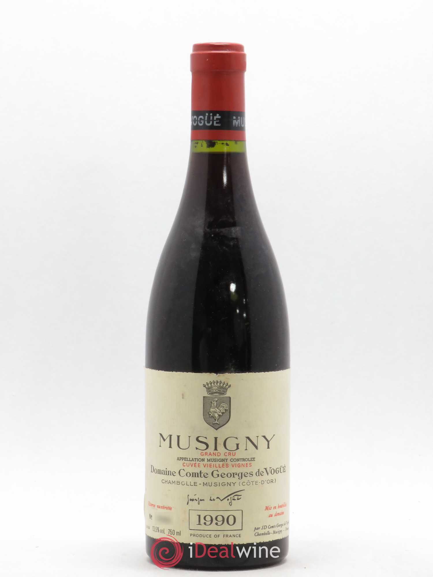 Musigny Grand Cru Cuvée Vieilles Vignes Comte Georges de Vogüé 1990 - Lot de 1 bouteille - 0