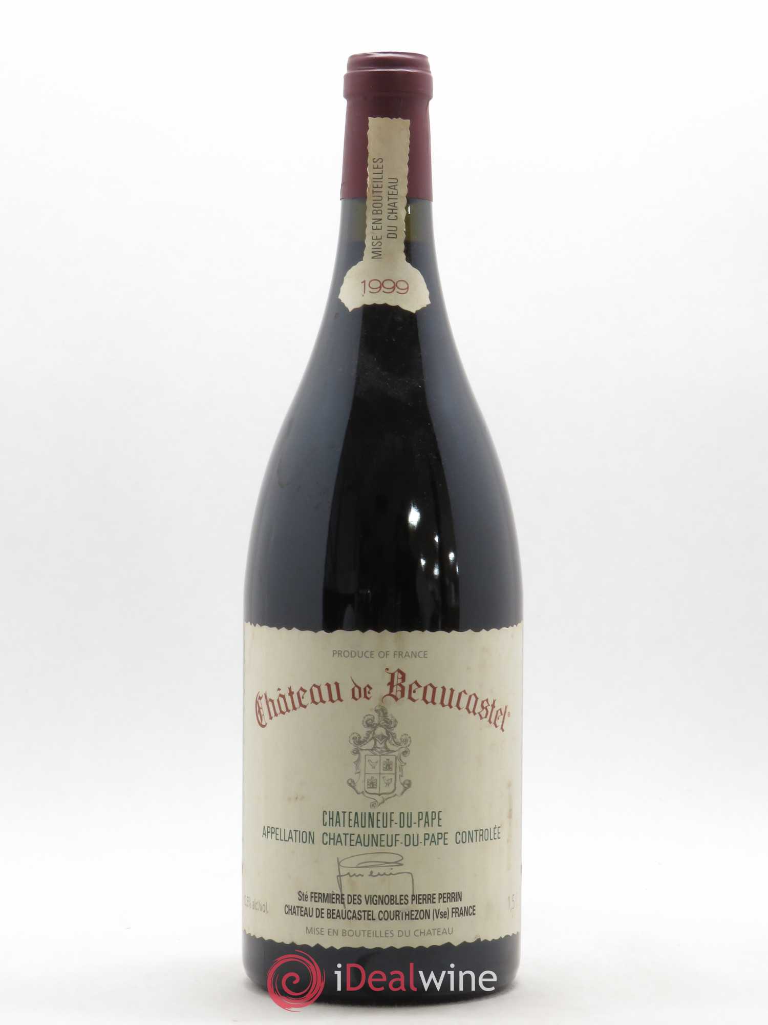 Châteauneuf-du-Pape Château de Beaucastel Famille Perrin 1999 - Lot de 1 magnum - 0