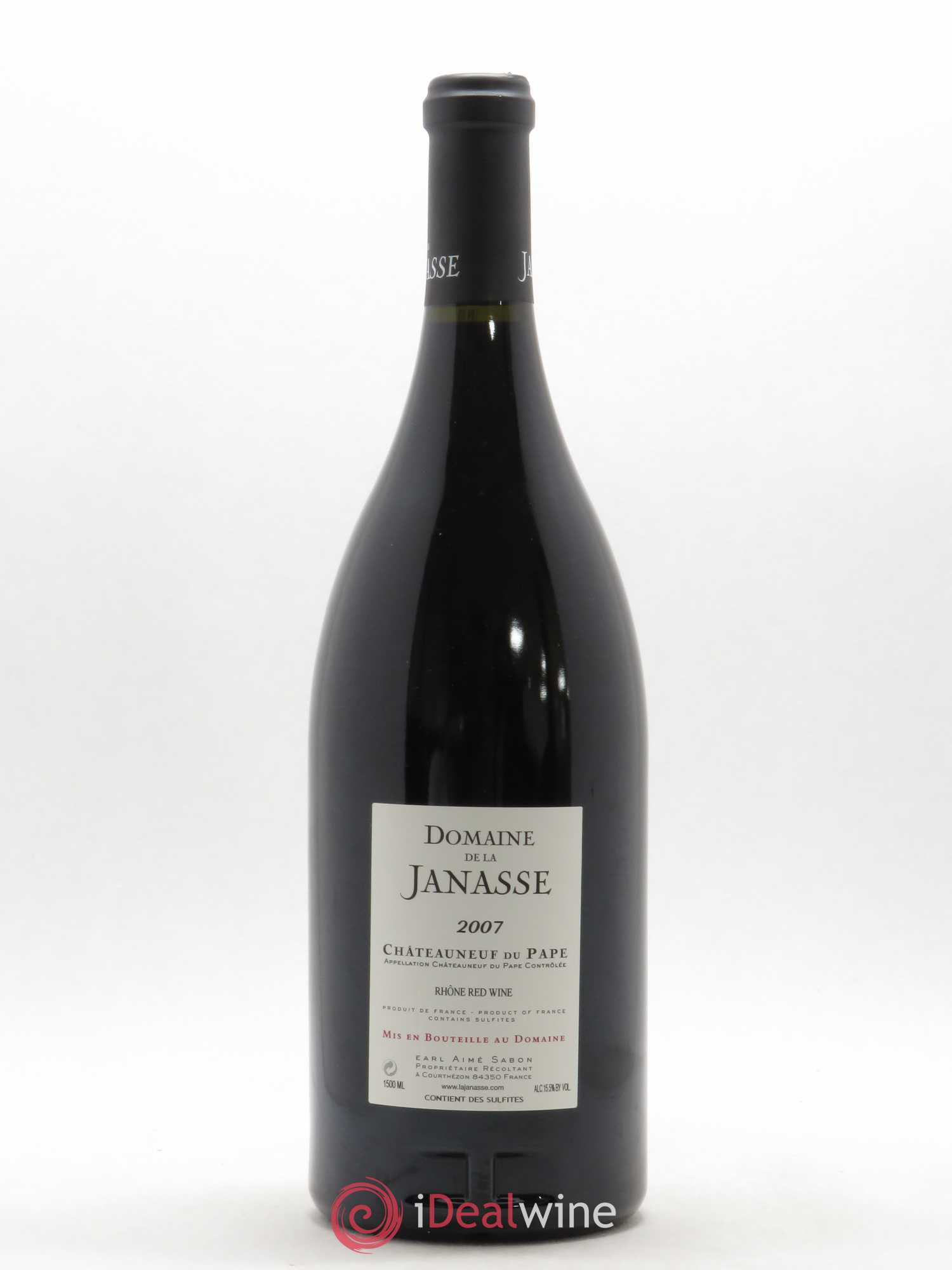 Châteauneuf-du-Pape Cuvée Vieilles Vignes La Janasse (Domaine de) 2007 - Lot de 1 magnum - 1