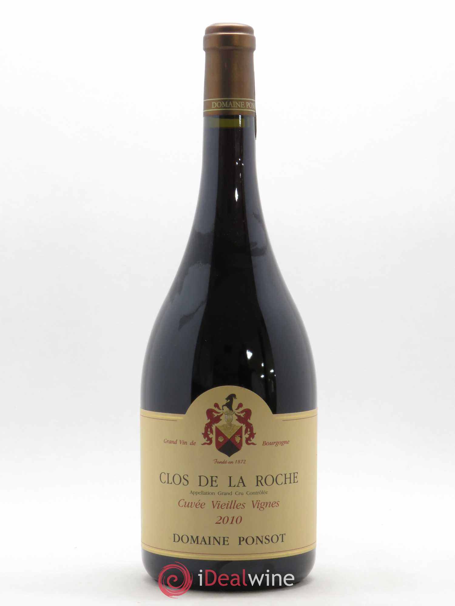 Clos de la Roche Grand Cru Vieilles Vignes Ponsot (Domaine) 2010 - Lot de 1 magnum - 0