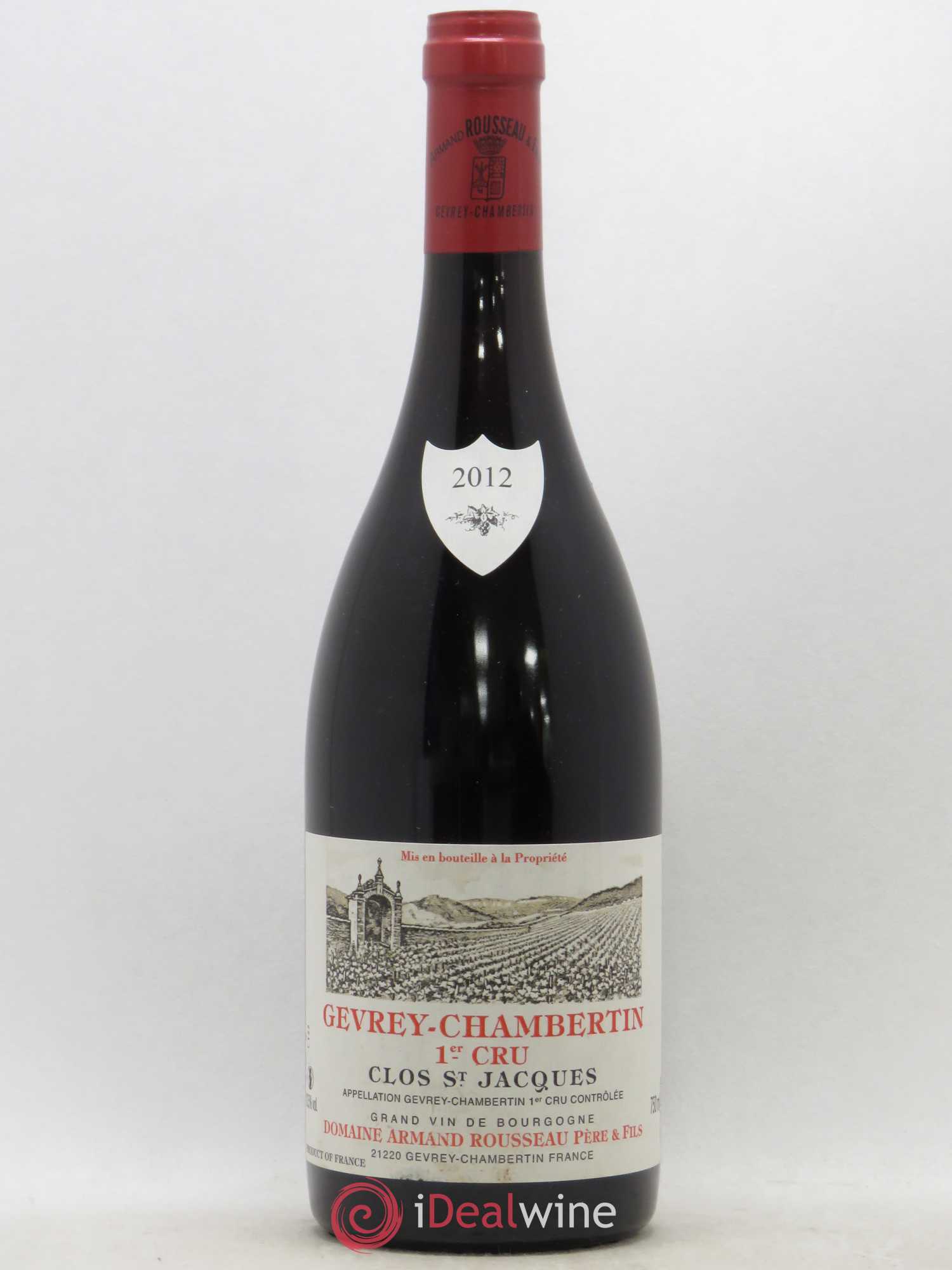 Gevrey-Chambertin 1er Cru Clos Saint-Jacques Armand Rousseau (Domaine) 2012 - Lot de 1 bouteille - 0