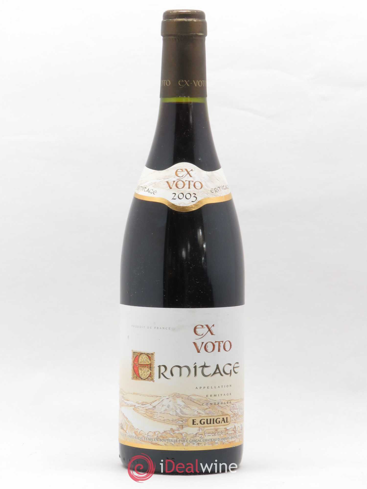 Ermitage Ex Voto Guigal 2003 - Lot de 1 bouteille - 0