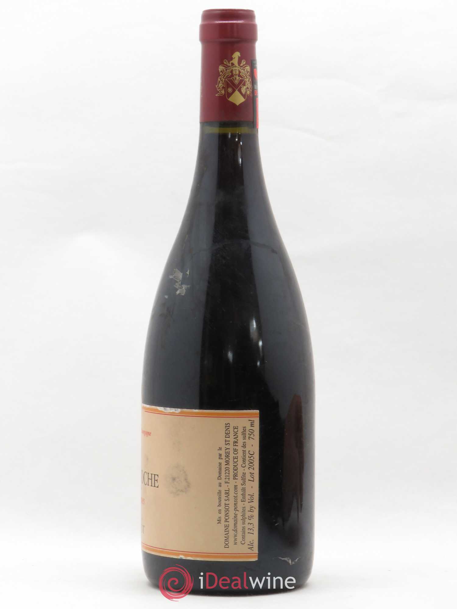 Clos de la Roche Grand Cru Vieilles Vignes Ponsot (Domaine) 2005 - Lot de 1 bouteille - 2