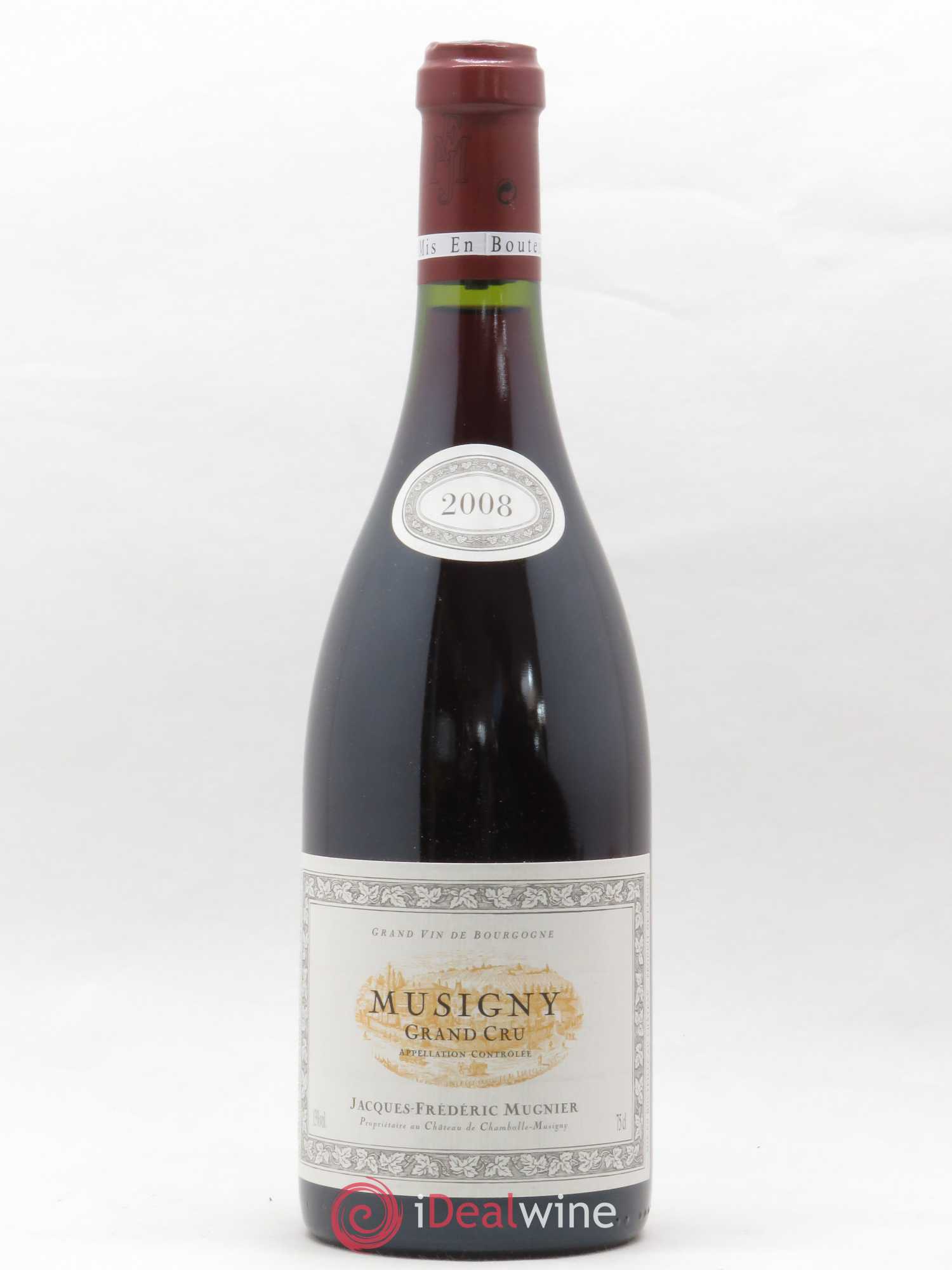 Musigny Grand Cru Jacques-Frédéric Mugnier 2008 - Lot de 1 bouteille - 0