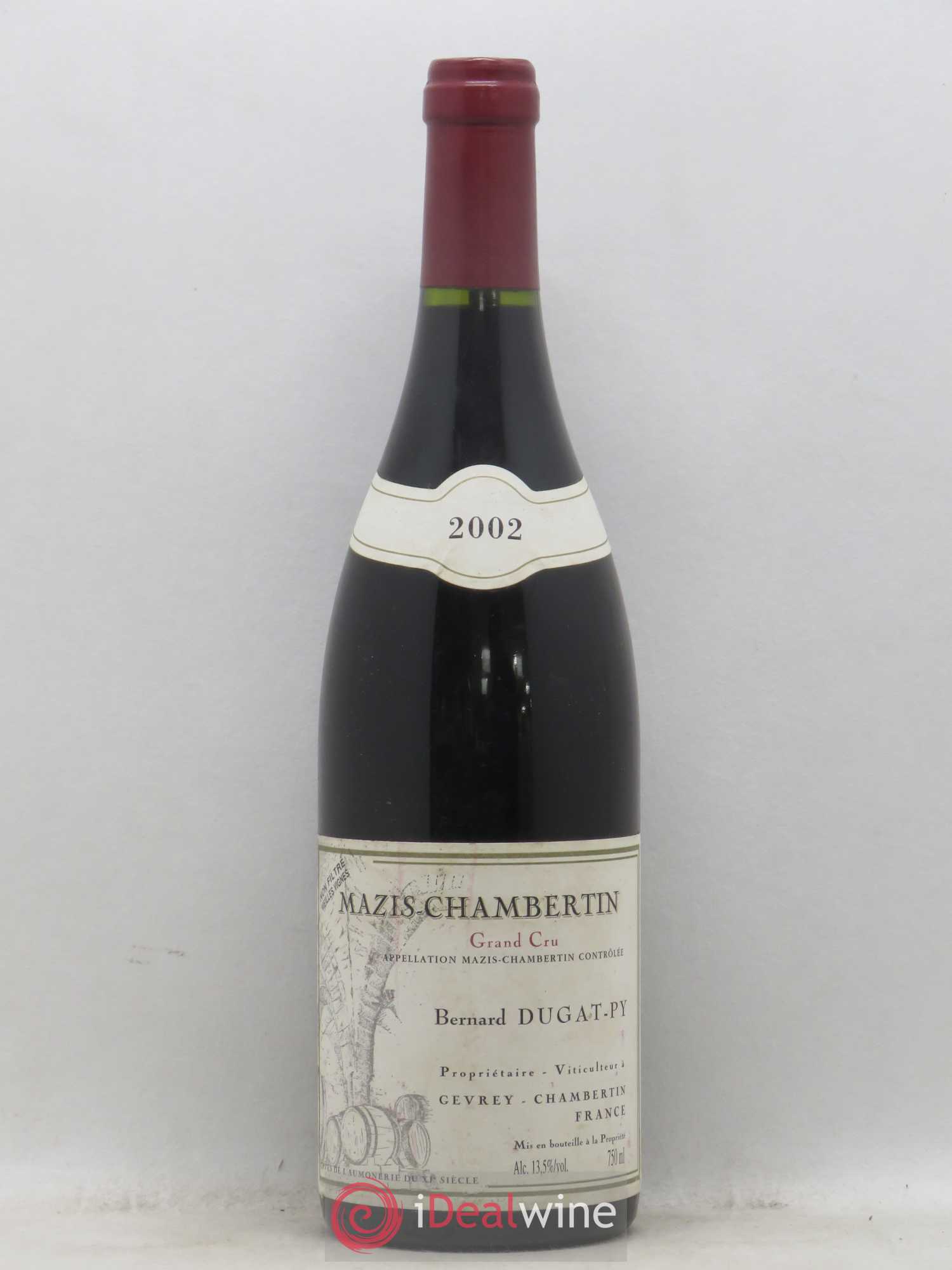Mazis-Chambertin Grand Cru Vieilles Vignes Dugat-Py 2002 - Lot de 1 bouteille - 0