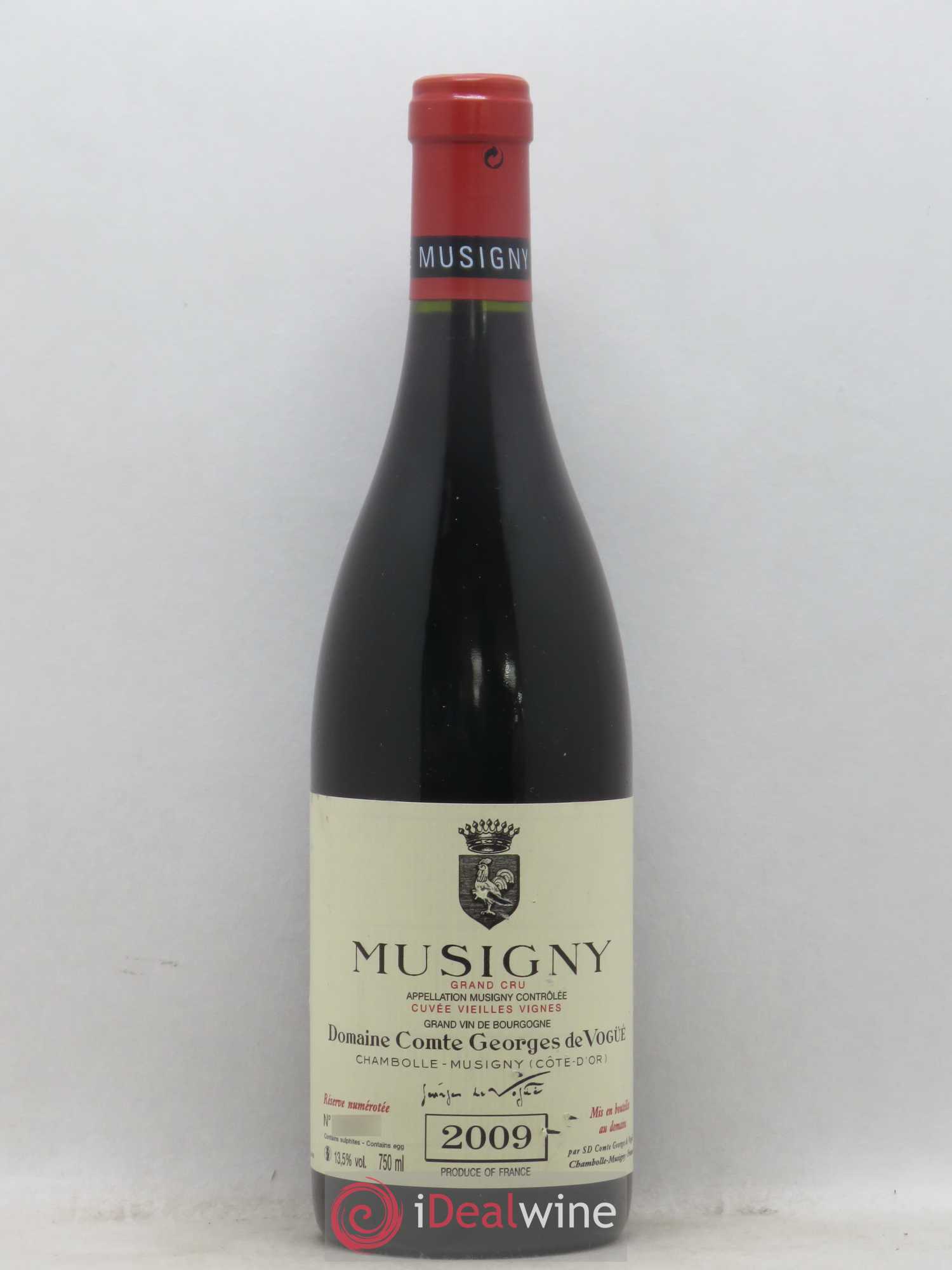 Musigny Grand Cru Cuvée Vieilles Vignes Comte Georges de Vogüé 2009 - Lot de 1 bouteille - 0