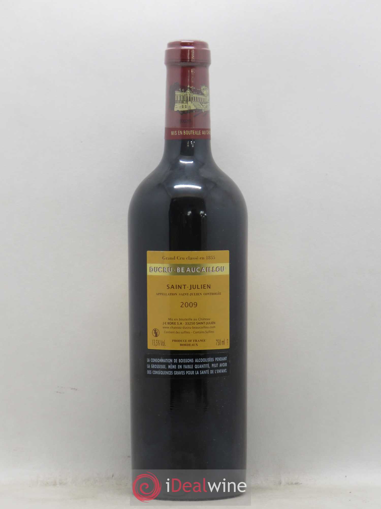 Château Ducru Beaucaillou 2ème Grand Cru Classé 2009 - Lot de 1 bouteille - 1