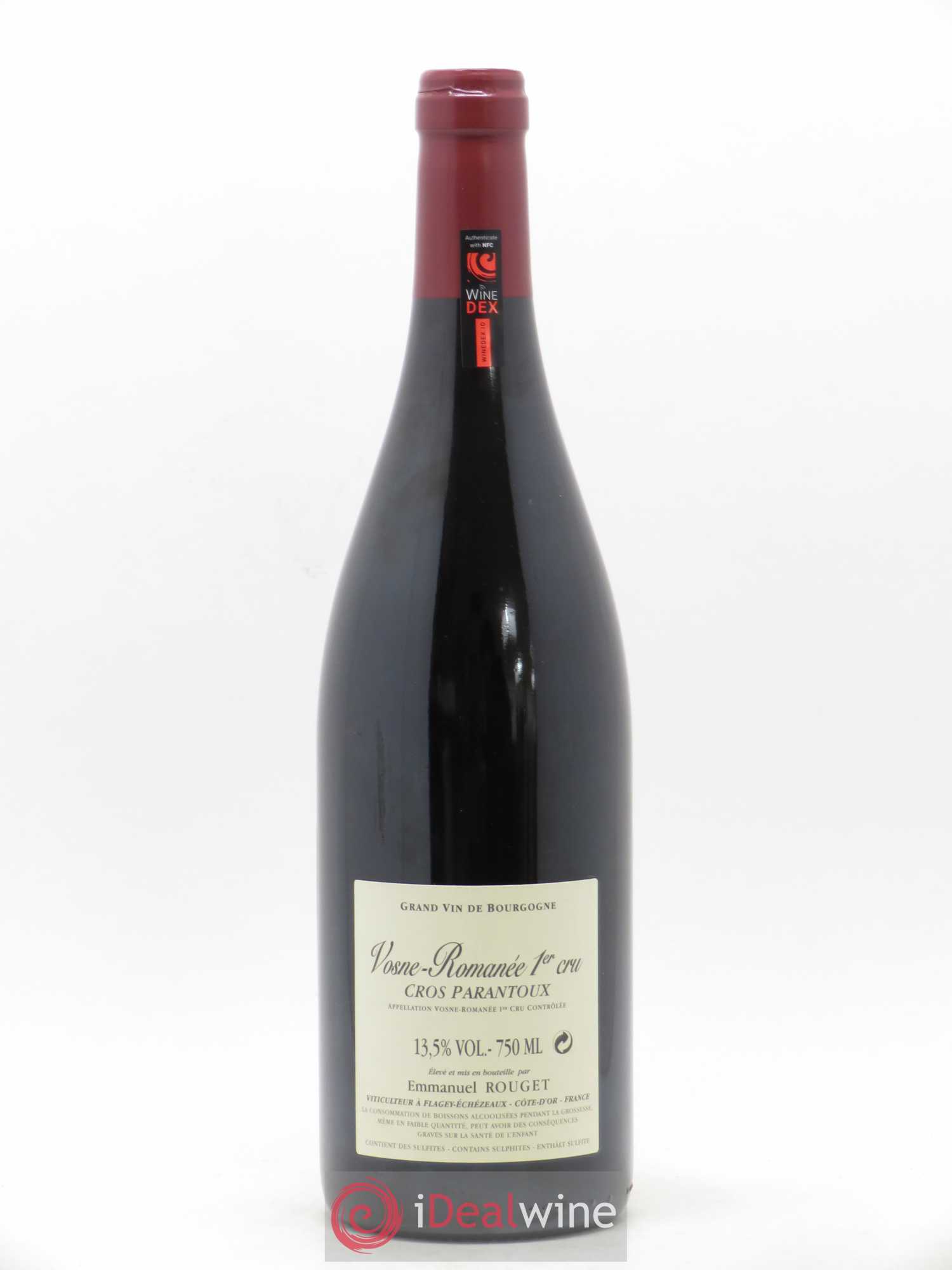 Vosne-Romanée 1er Cru Cros Parantoux Emmanuel Rouget 2012 - Lot de 1 bouteille - 1