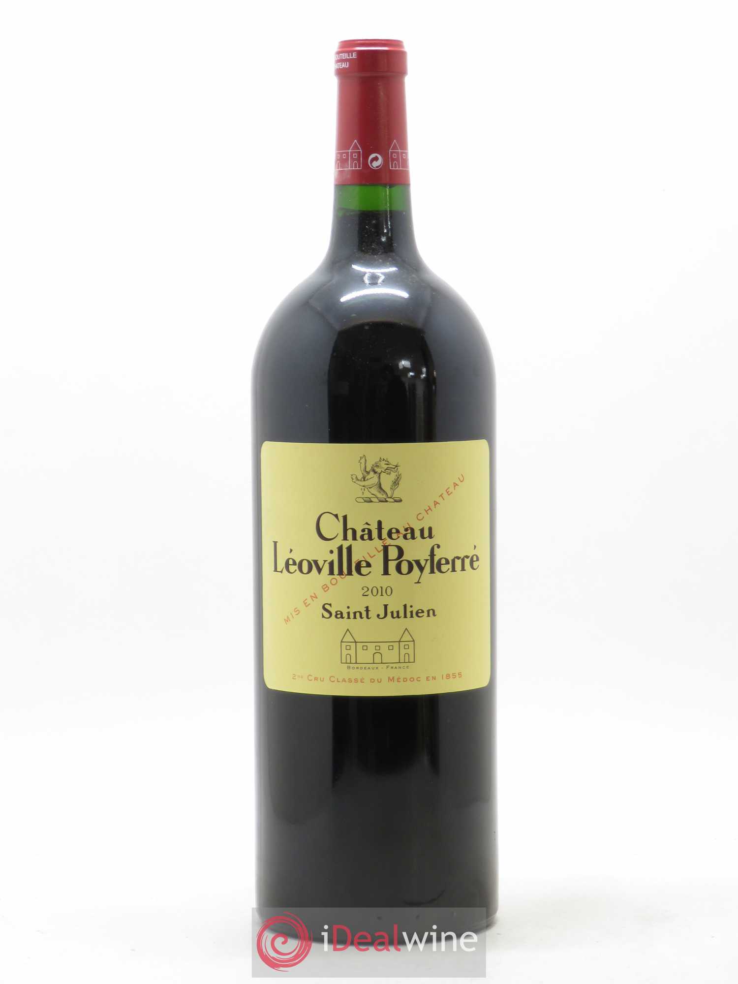 Château Léoville Poyferré 2ème Grand Cru Classé 2010 - Lot de 1 magnum - 0