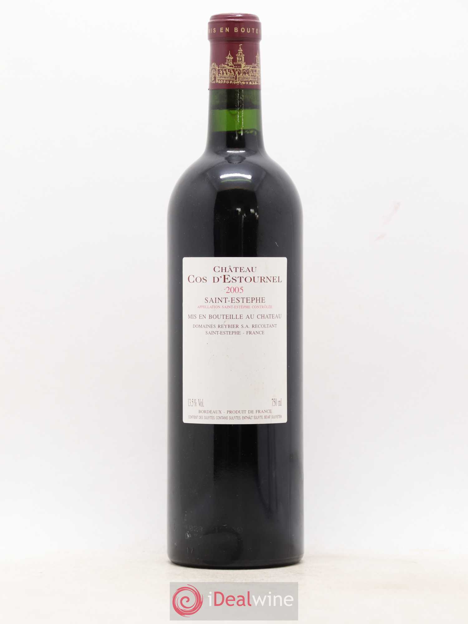 Cos d'Estournel 2ème Grand Cru Classé 2005 - Lot de 1 bouteille - 1