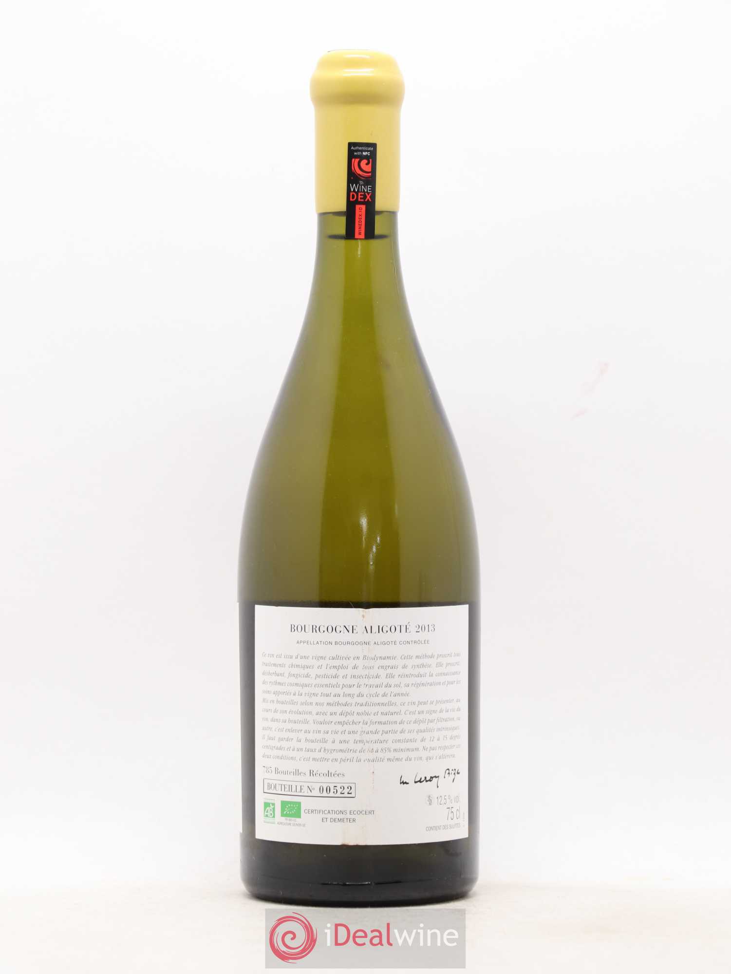 Bourgogne Aligoté Sous Chatelet d'Auvenay (Domaine) 2013 - Lot de 1 bouteille - 1