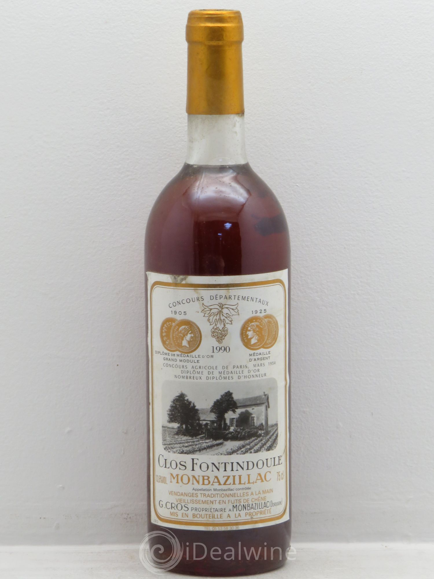 Monbazillac (sans prix de réserve) 1990 - Lot de 1 bouteille - 0