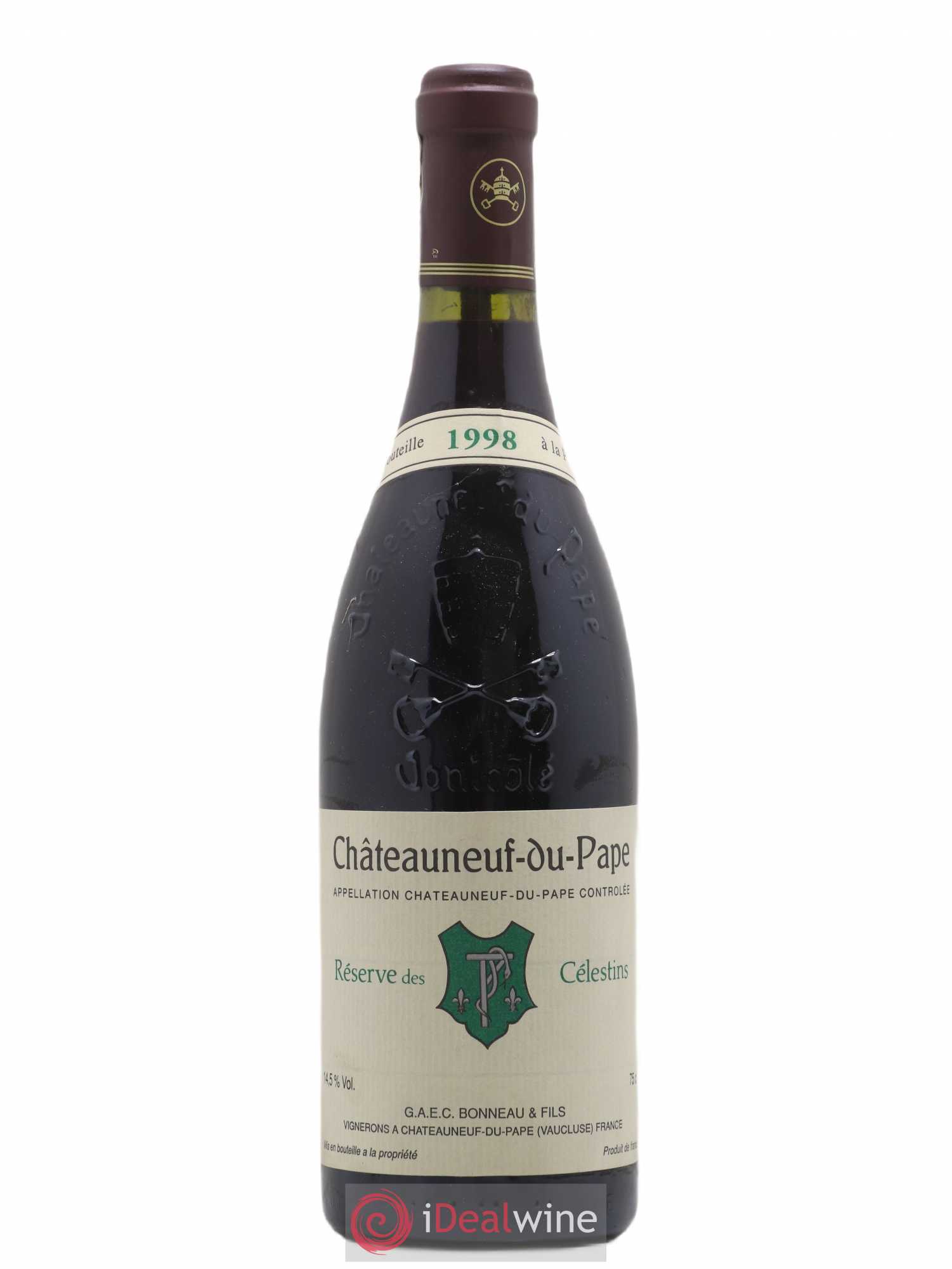 Châteauneuf-du-Pape Réserve des Célestins Henri Bonneau & Fils 1998 - Lot de 1 bouteille - 0