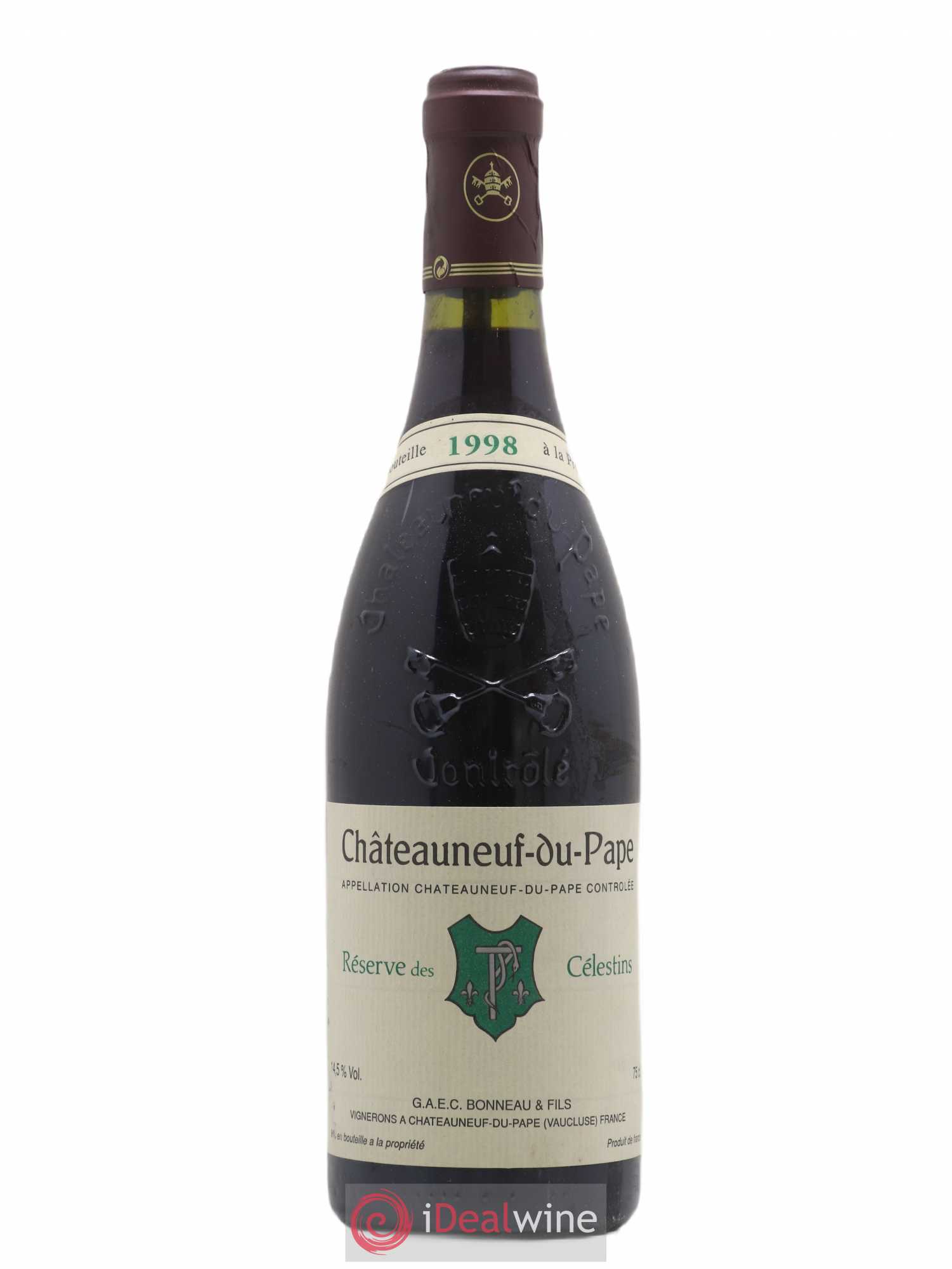 Châteauneuf-du-Pape Réserve des Célestins Henri Bonneau & Fils 1998 - Lot de 1 bouteille - 0