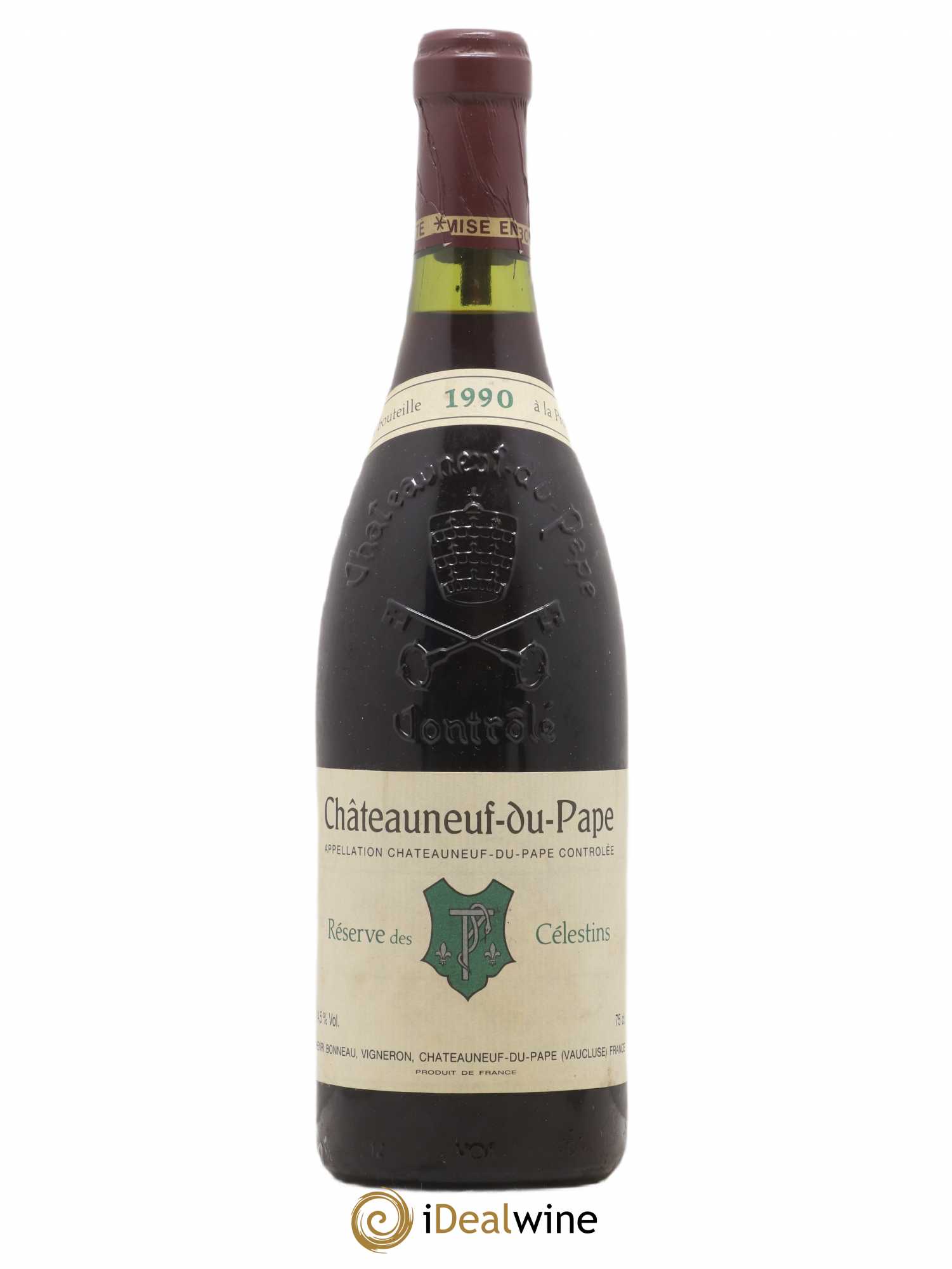 Châteauneuf-du-Pape Réserve des Célestins Henri Bonneau & Fils 1990 - Lot de 1 bouteille - 0