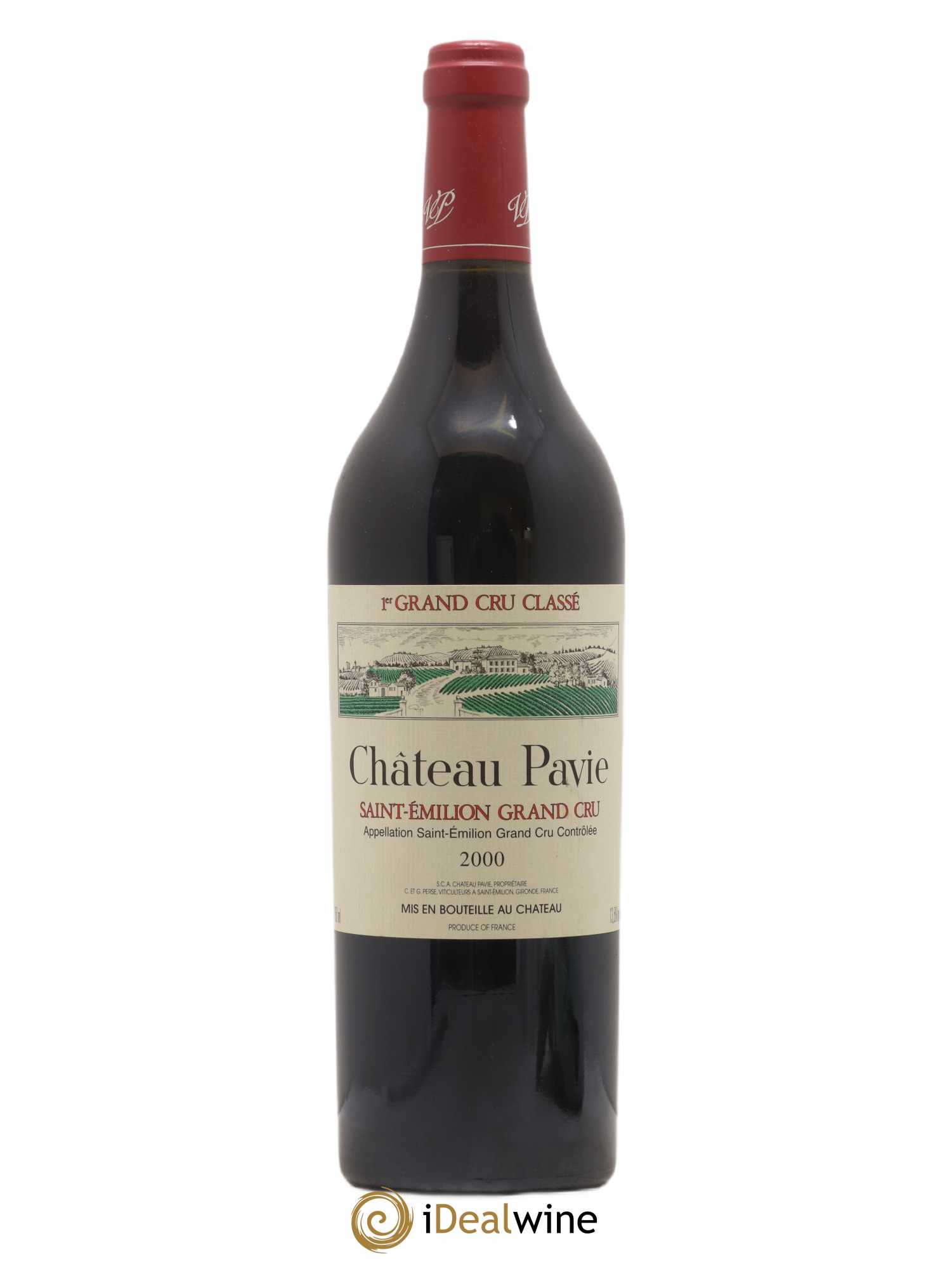 Château Pavie 1er Grand Cru Classé A 2000 - Lot de 1 bouteille - 0
