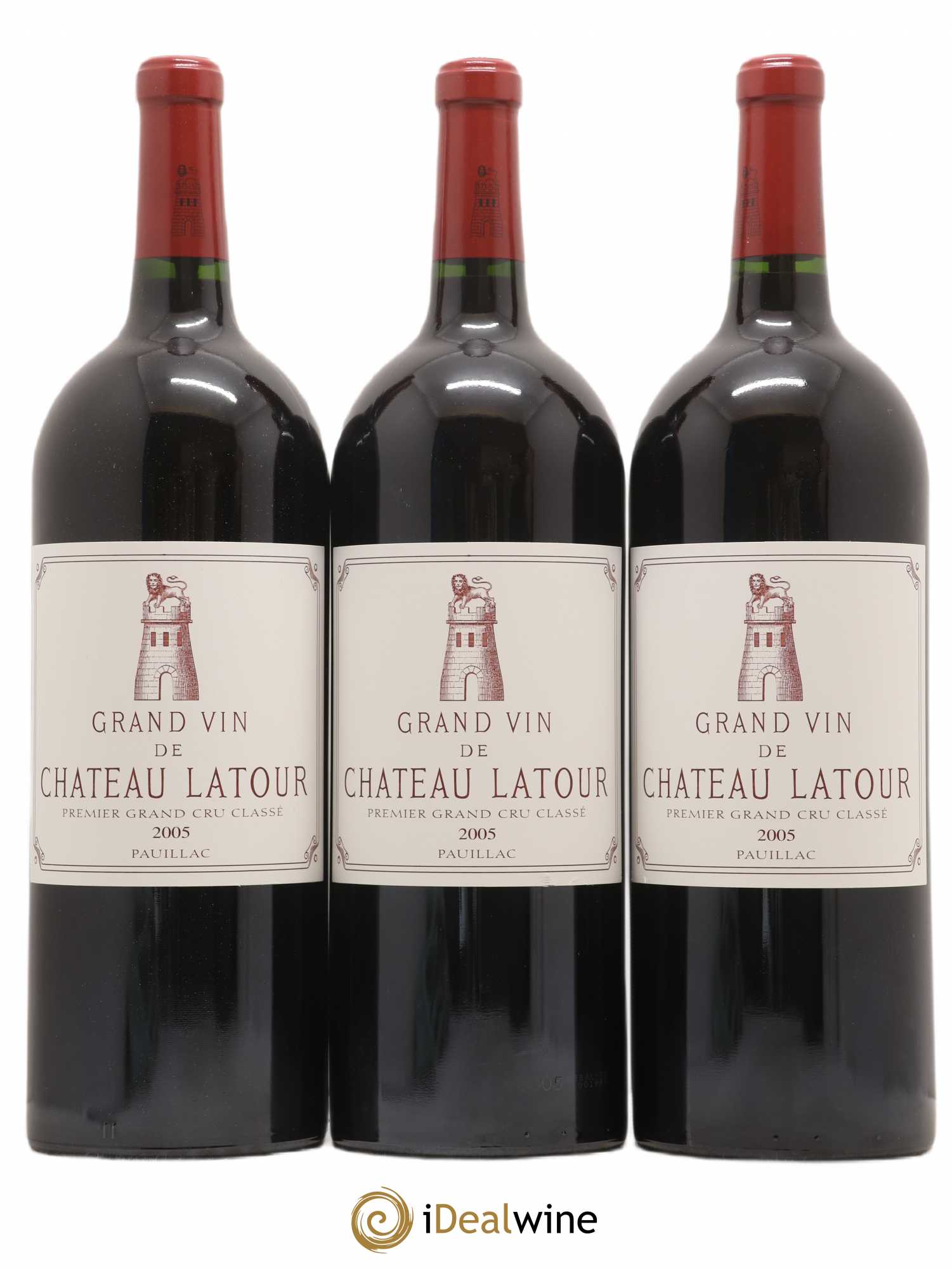 Château Latour 1er Grand Cru Classé 2005 - Lot de 3 magnums - 0