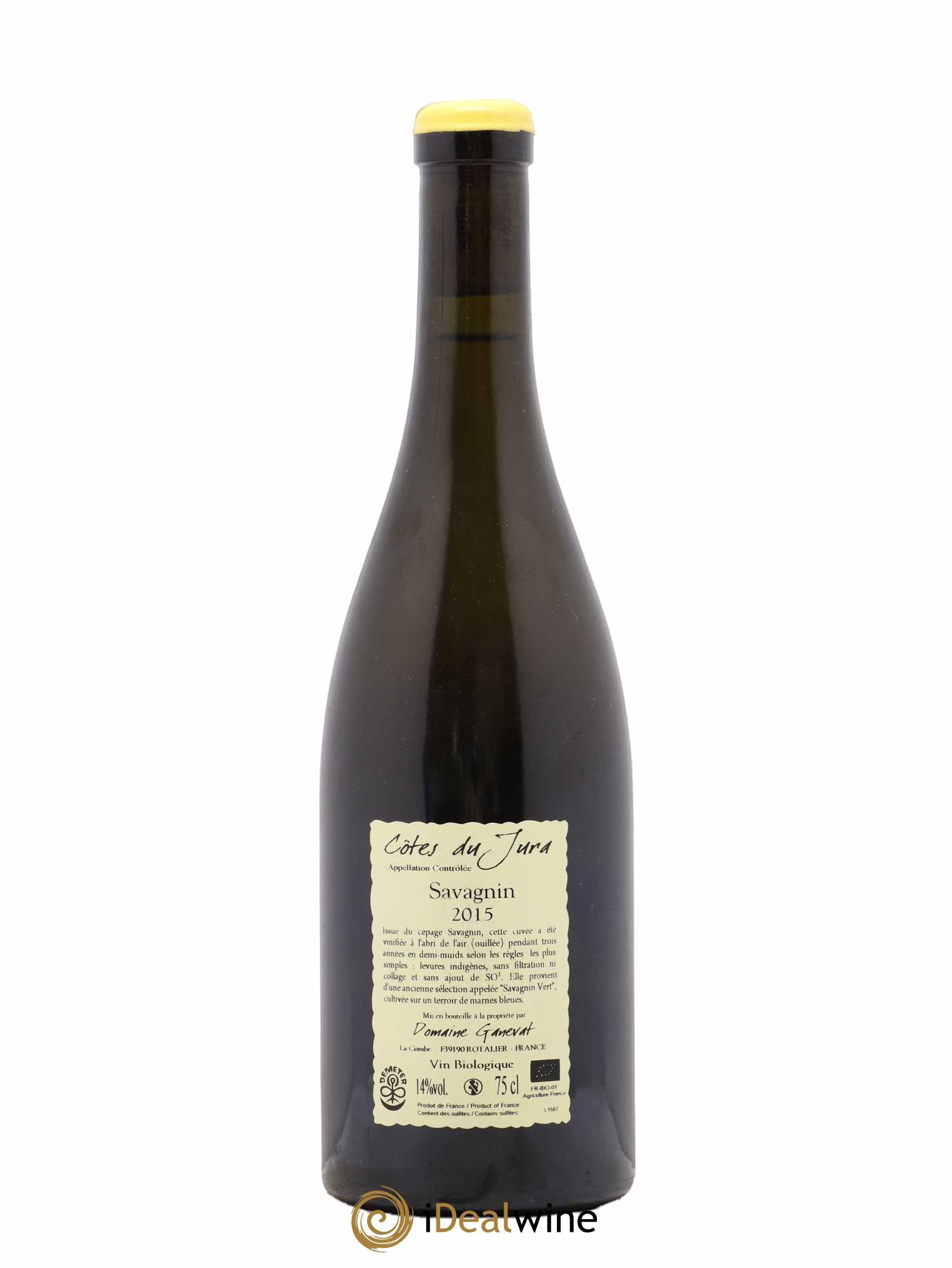 Côtes du Jura Les Chalasses Marnes Bleues Jean-François Ganevat (Domaine) 2015 - Lot de 1 bouteille - 1