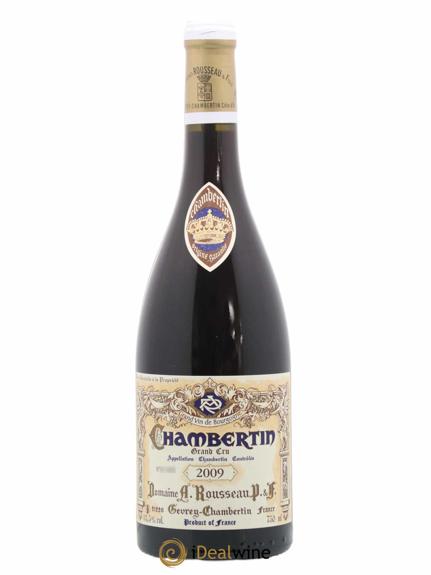 Chambertin Grand Cru Armand Rousseau (Domaine) 2009 - Lot de 1 bouteille - 0