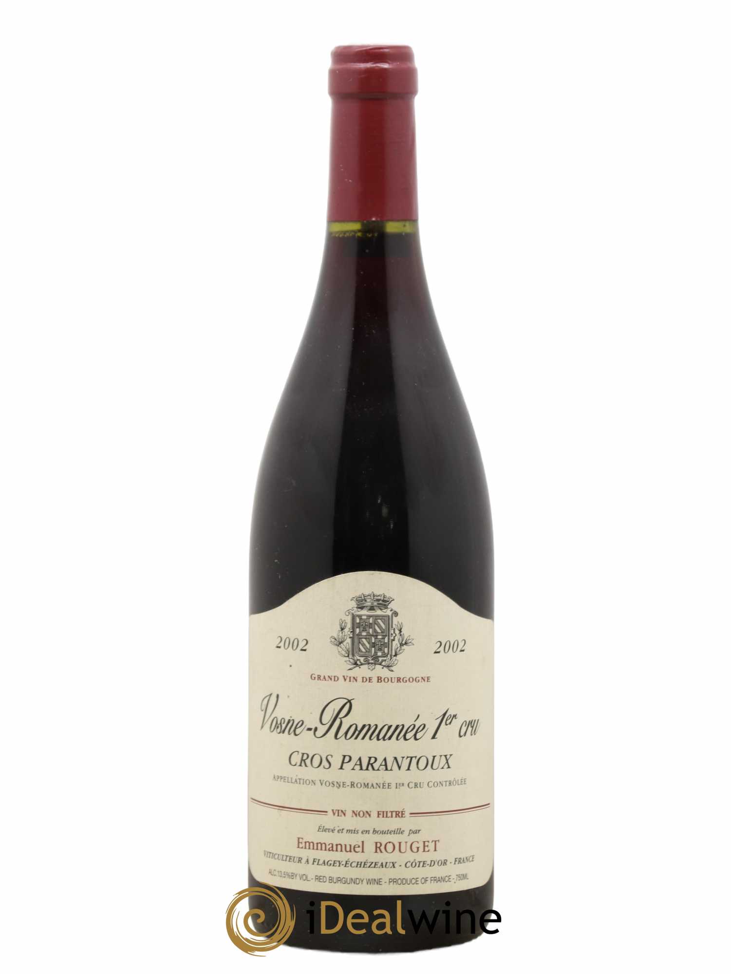 Vosne-Romanée 1er Cru Cros Parantoux Emmanuel Rouget 2002 - Posten von 1 Flasche - 0