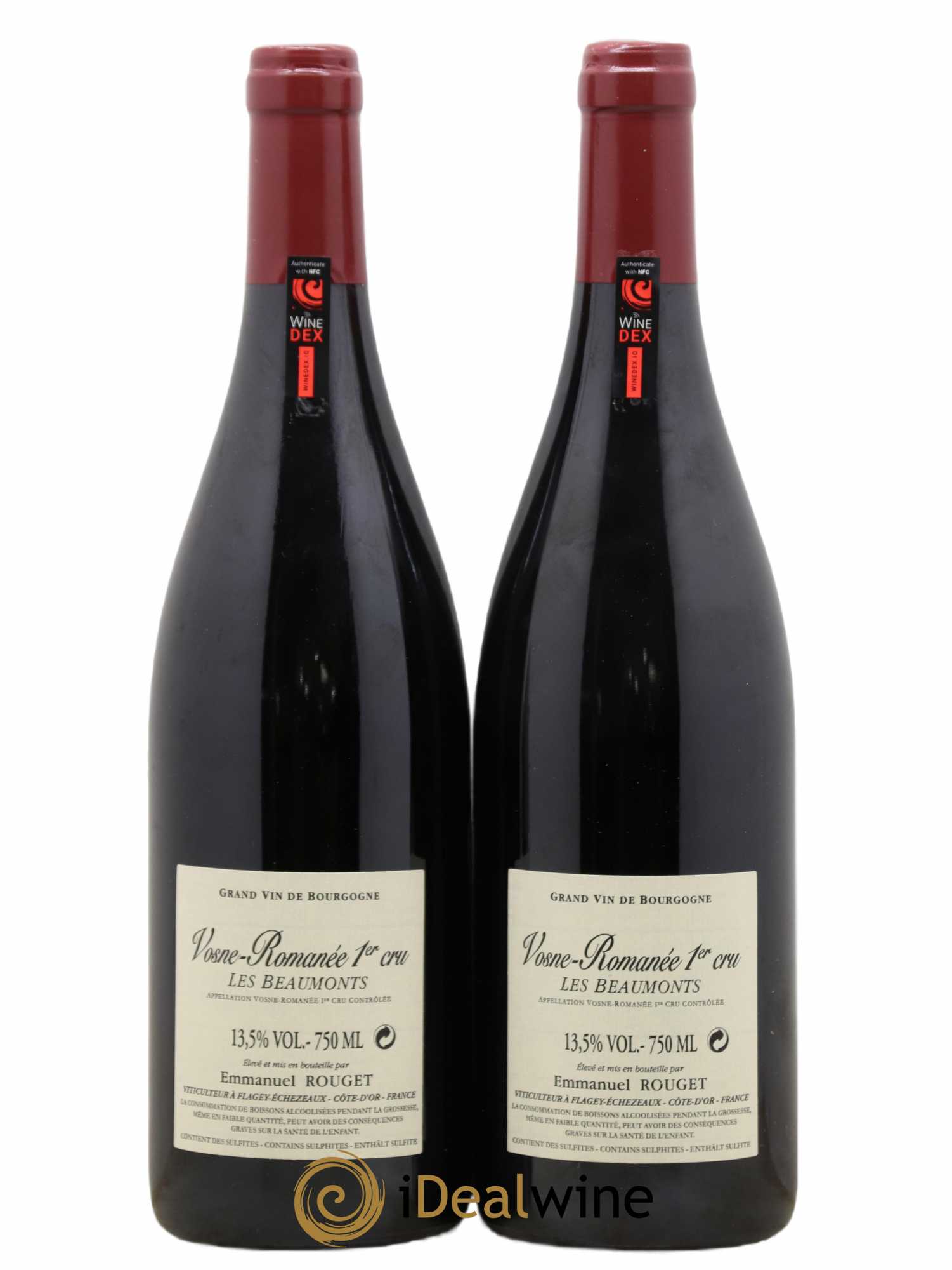 Vosne-Romanée 1er Cru Les Beaumonts Emmanuel Rouget 2012 - Lot de 2 bouteilles - 1