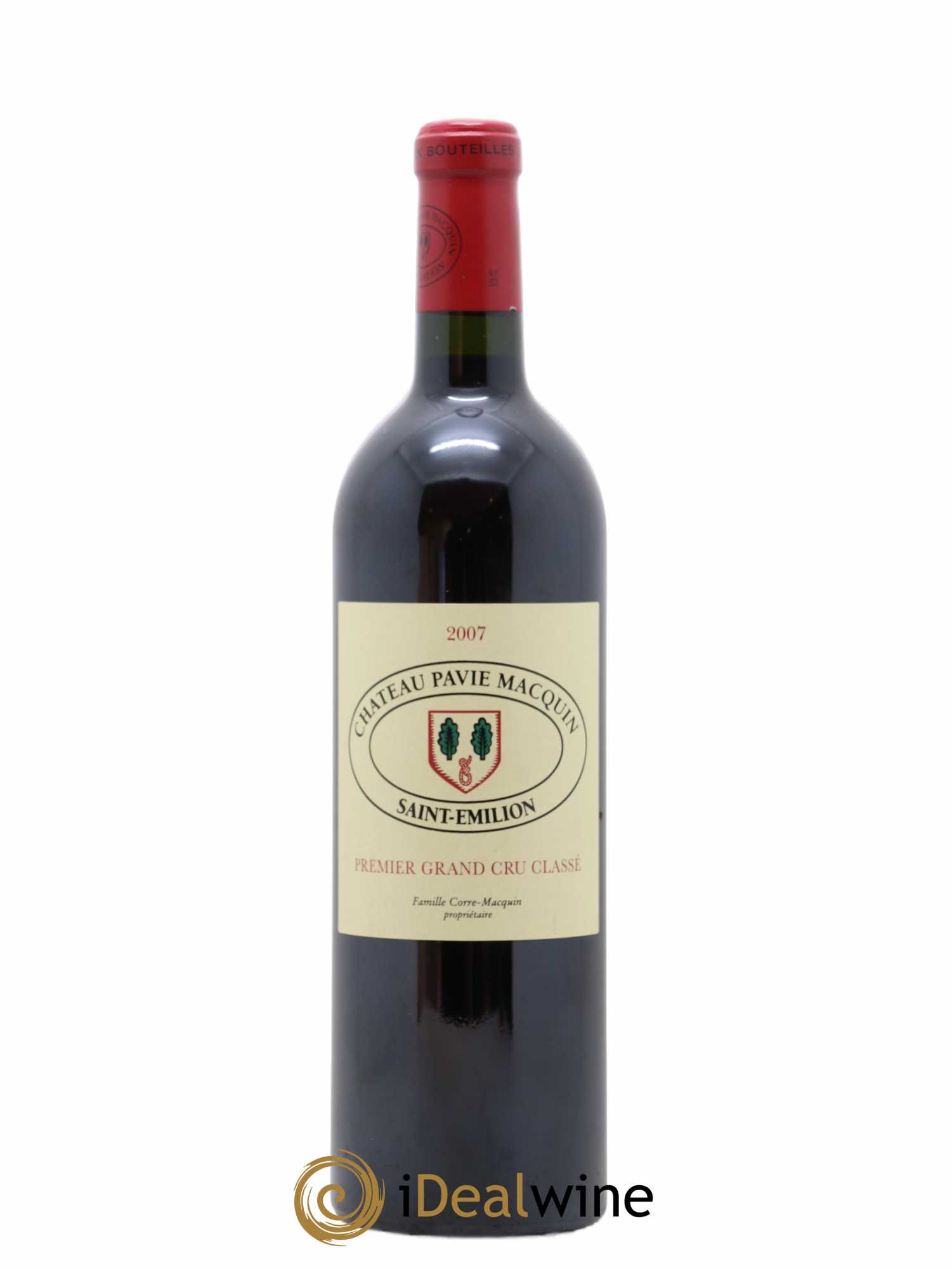 Château Pavie Macquin 1er Grand Cru Classé B 2007 - Lot de 1 bouteille - 0