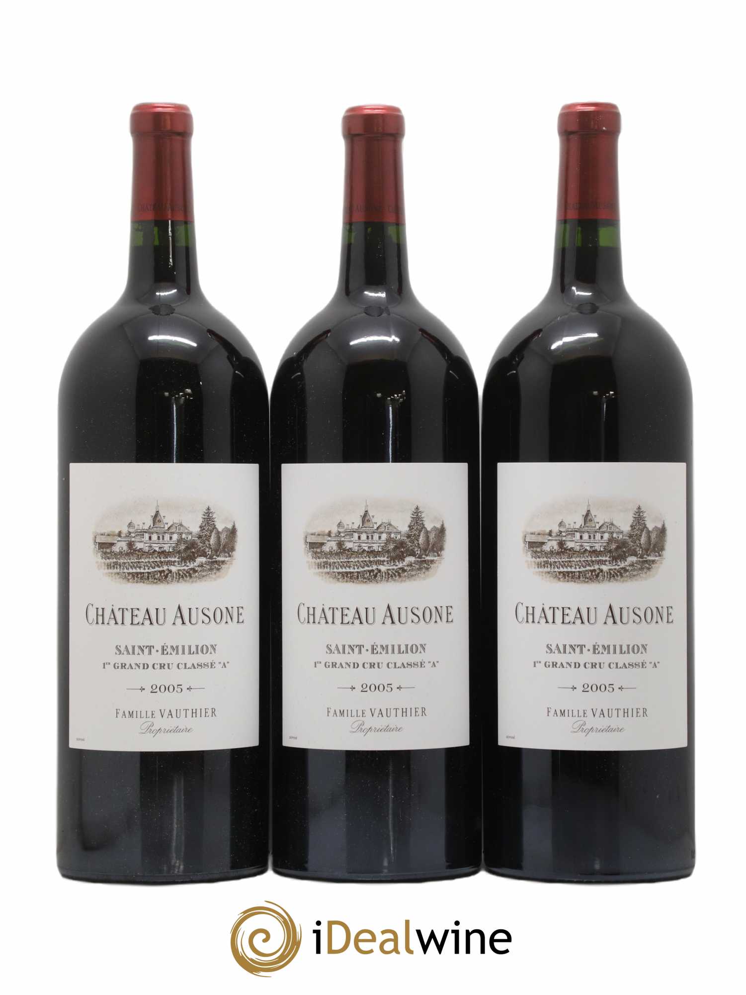 Château Ausone 1er Grand Cru Classé A 2005 - Lot de 3 magnums - 0