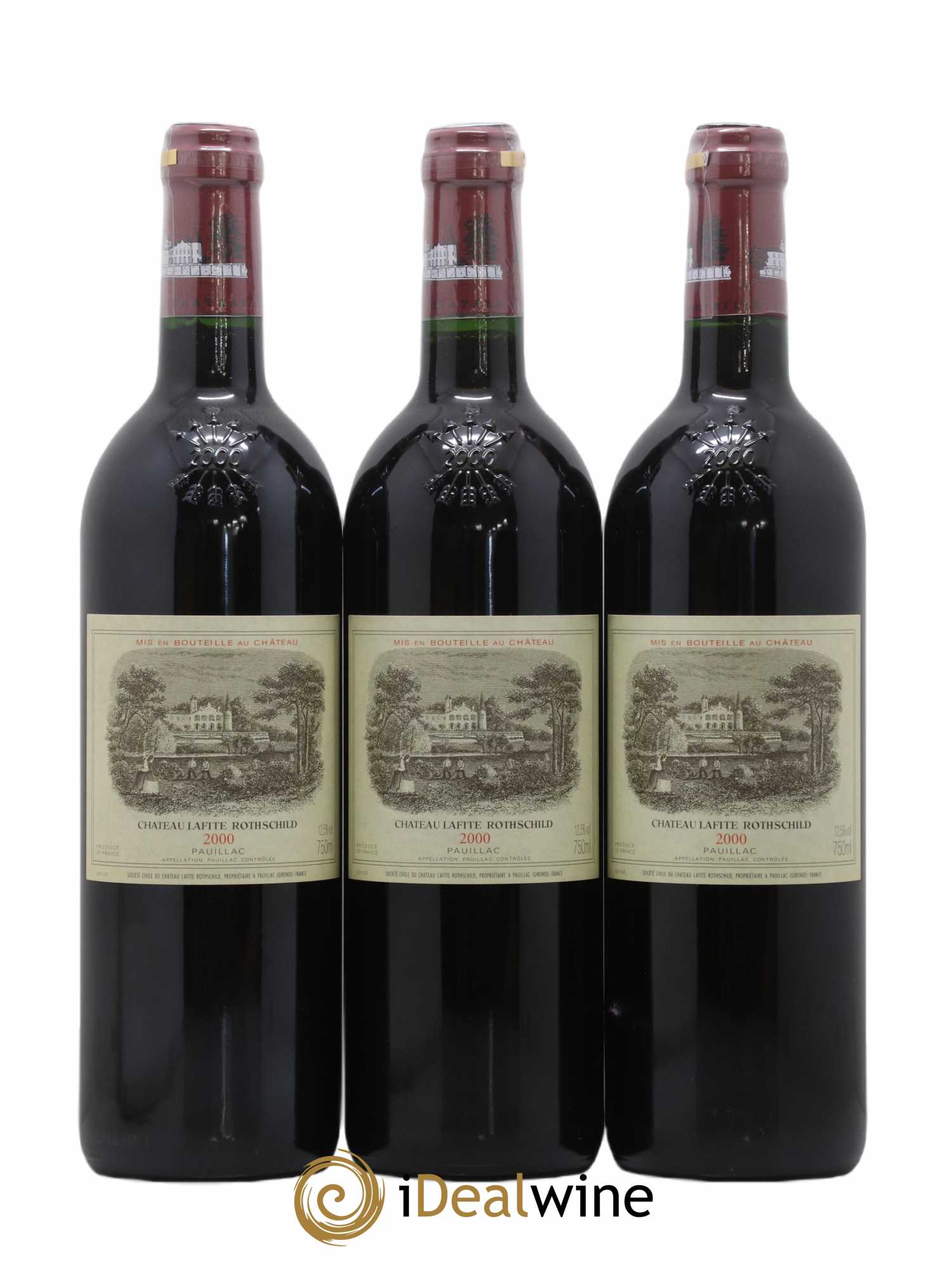 Château Lafite Rothschild 1er Grand Cru Classé 2000 - Lot de 6 bouteilles - 2