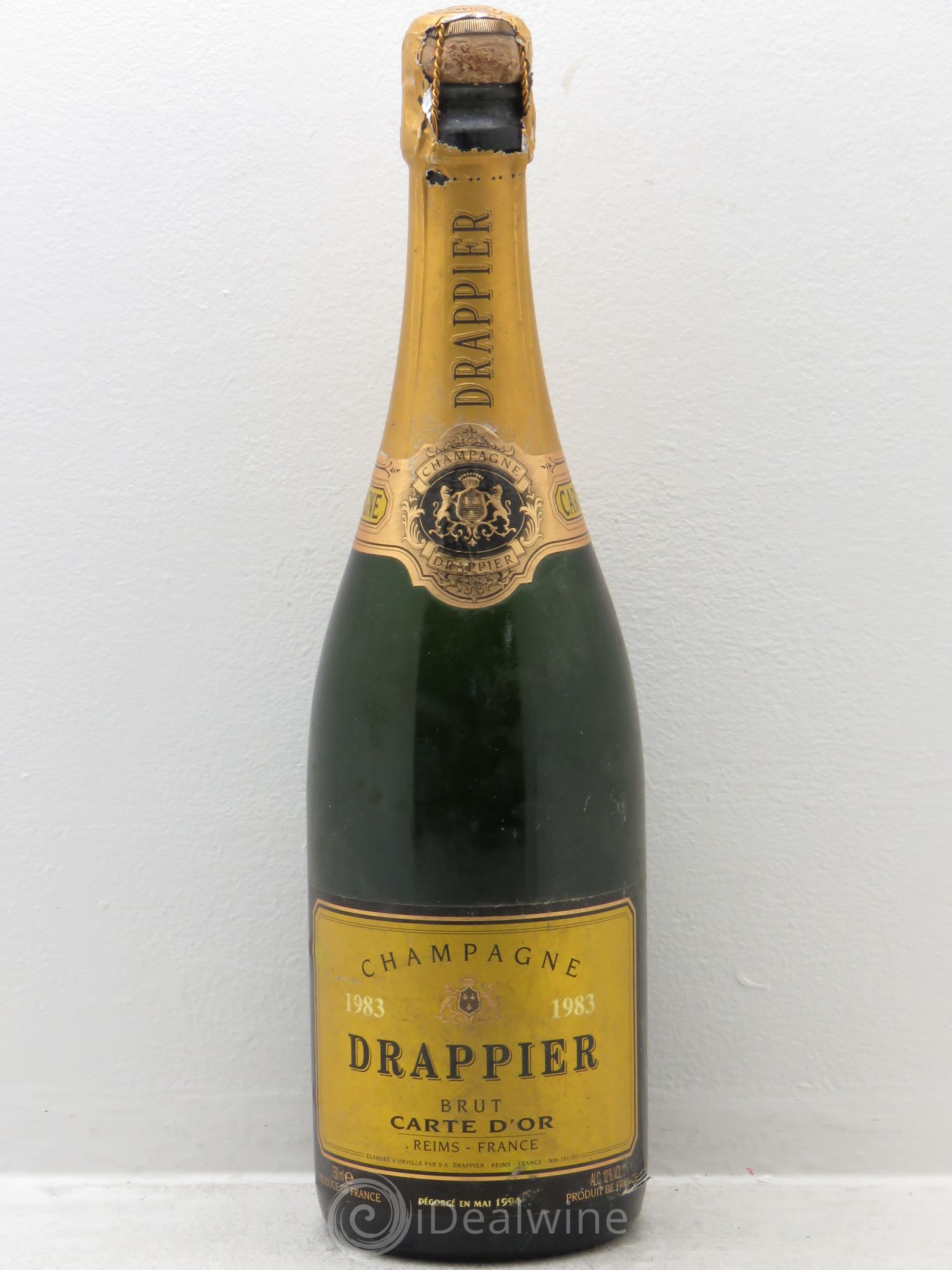 Carte d'Or Brut Drappier 1983 - Lot de 1 bouteille - 0