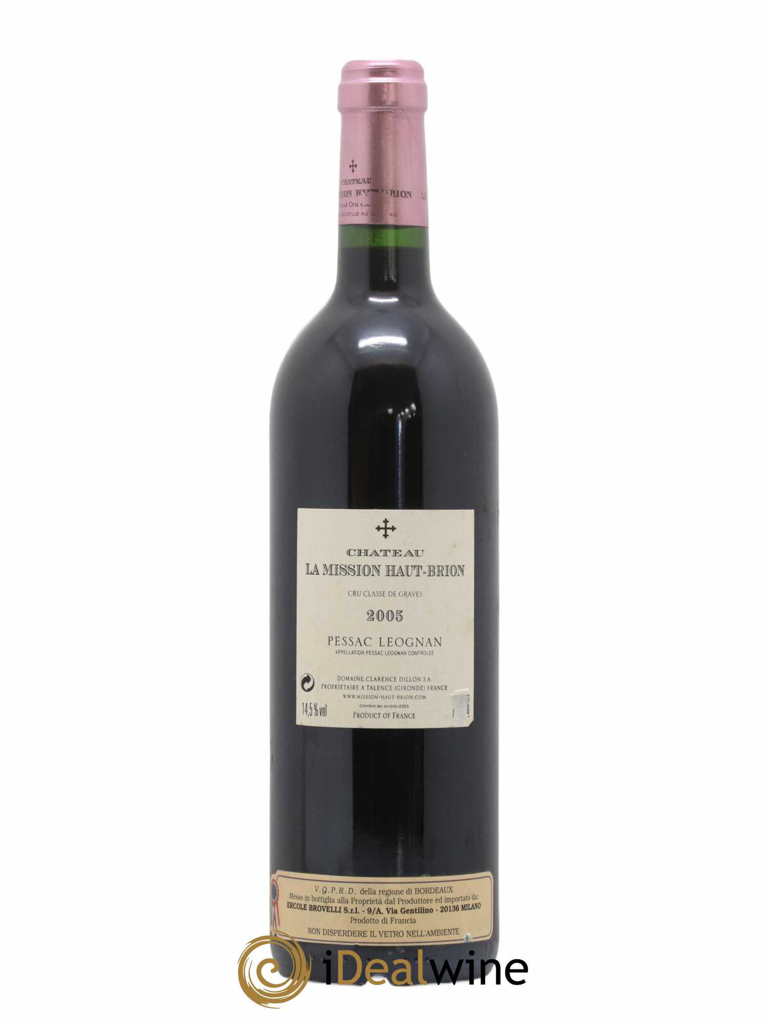 Château la Mission Haut-Brion Cru Classé de Graves 2005 - Lot de 1 bouteille - 1
