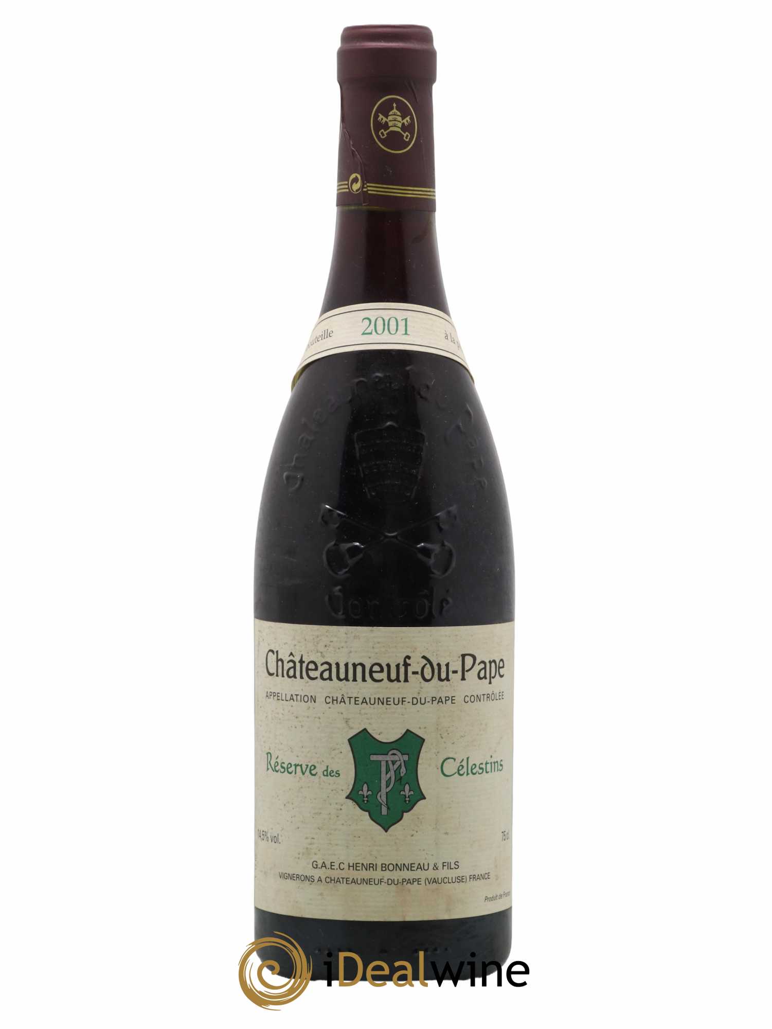 Châteauneuf-du-Pape Réserve des Célestins Henri Bonneau & Fils 2001 - Lot of 1 bottle - 0