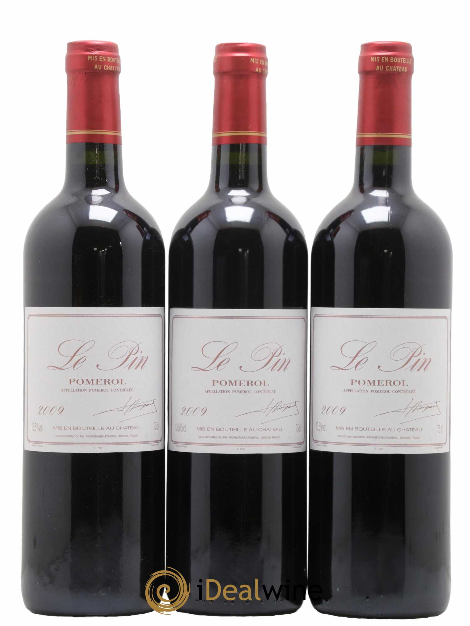 Château Le Pin 2009 - Lot de 3 bouteilles - 0