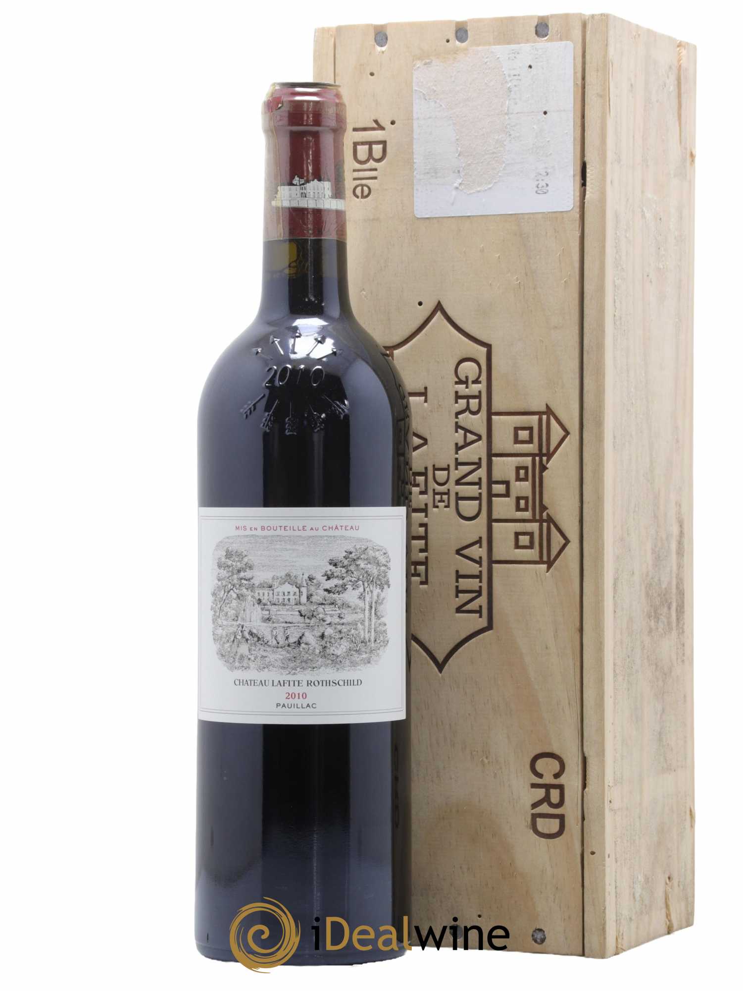 Château Lafite Rothschild 1er Grand Cru Classé 2010 - Lotto di 1 bottiglia - 0