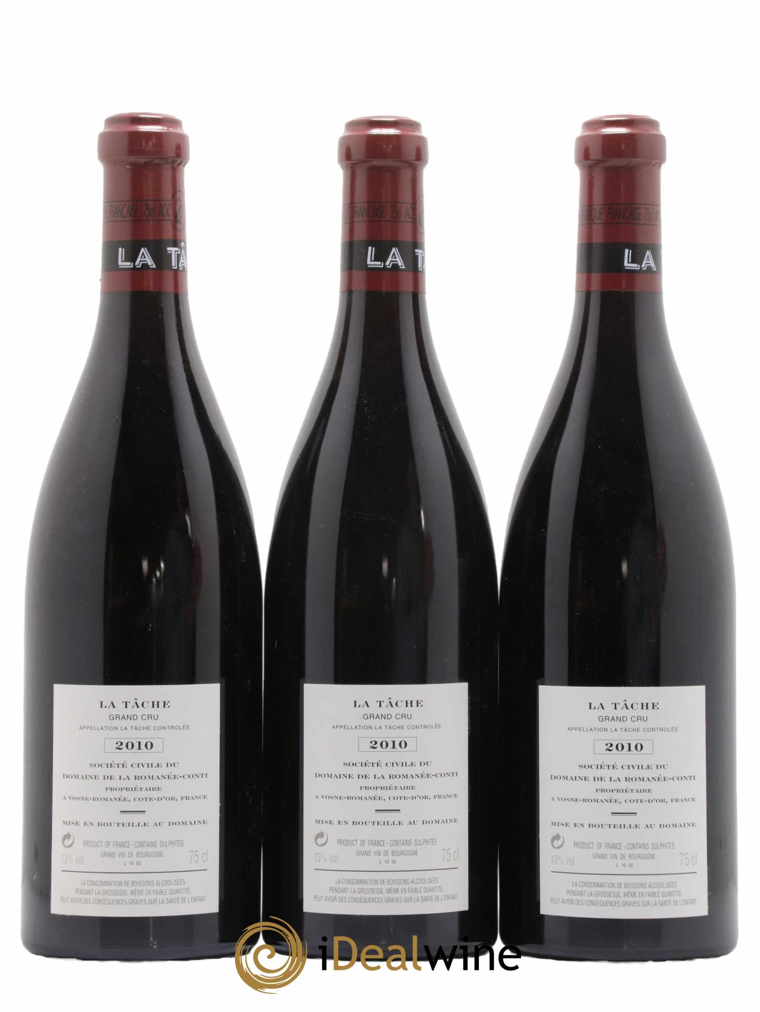 Assortiment 2010 du Domaine de la Romanée-Conti Domaine de la Romanée-Conti 2010 - Lot de 8 bouteilles - 2