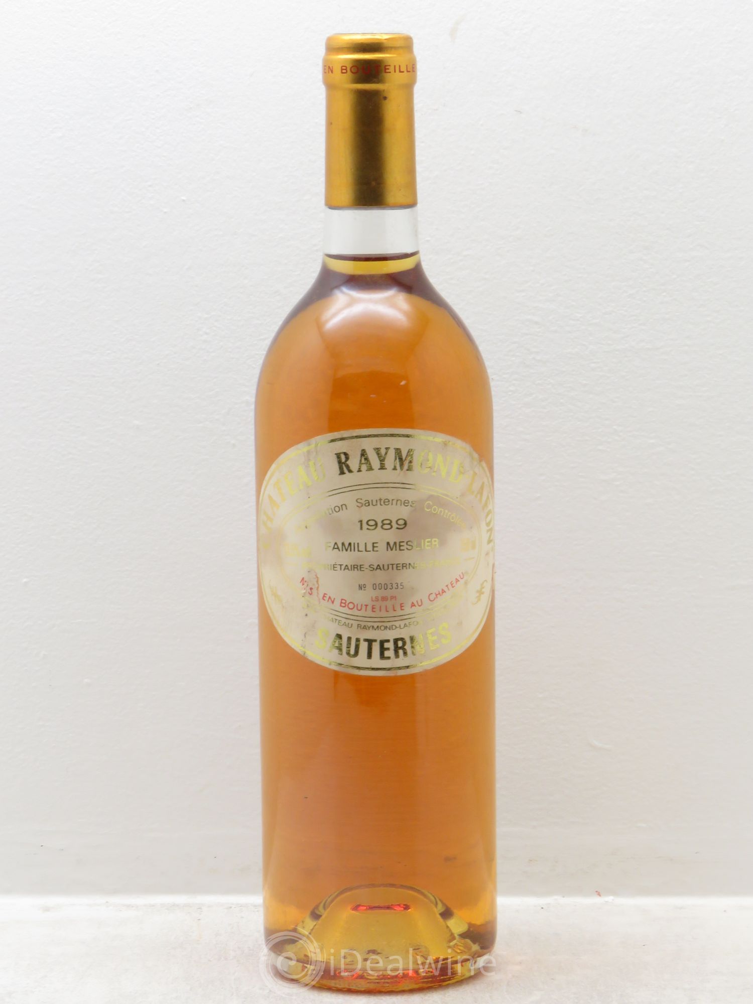 Château Raymond Lafon 1989 - Lot de 1 bouteille - 0
